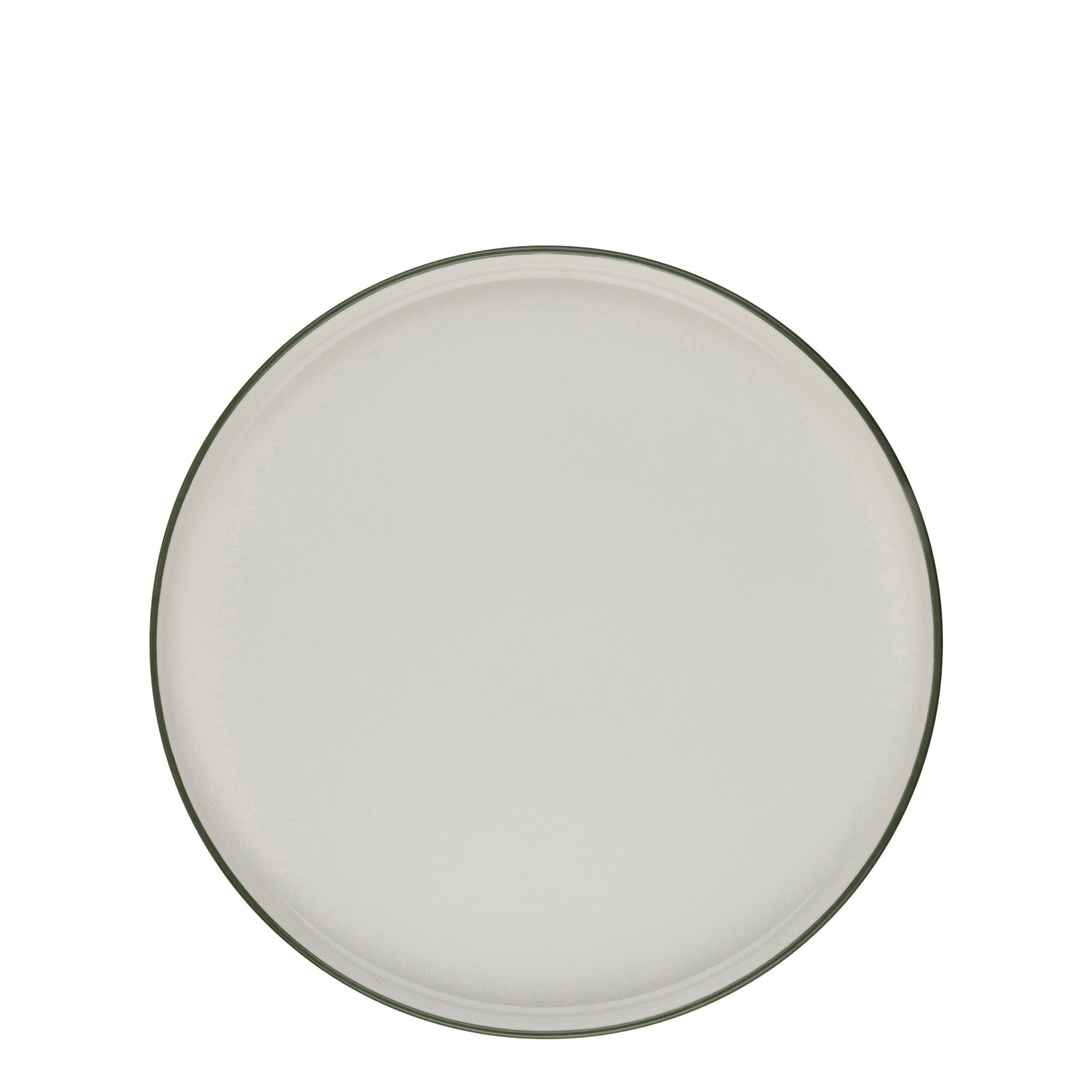 Modest Green Fine China Plate 11.0"