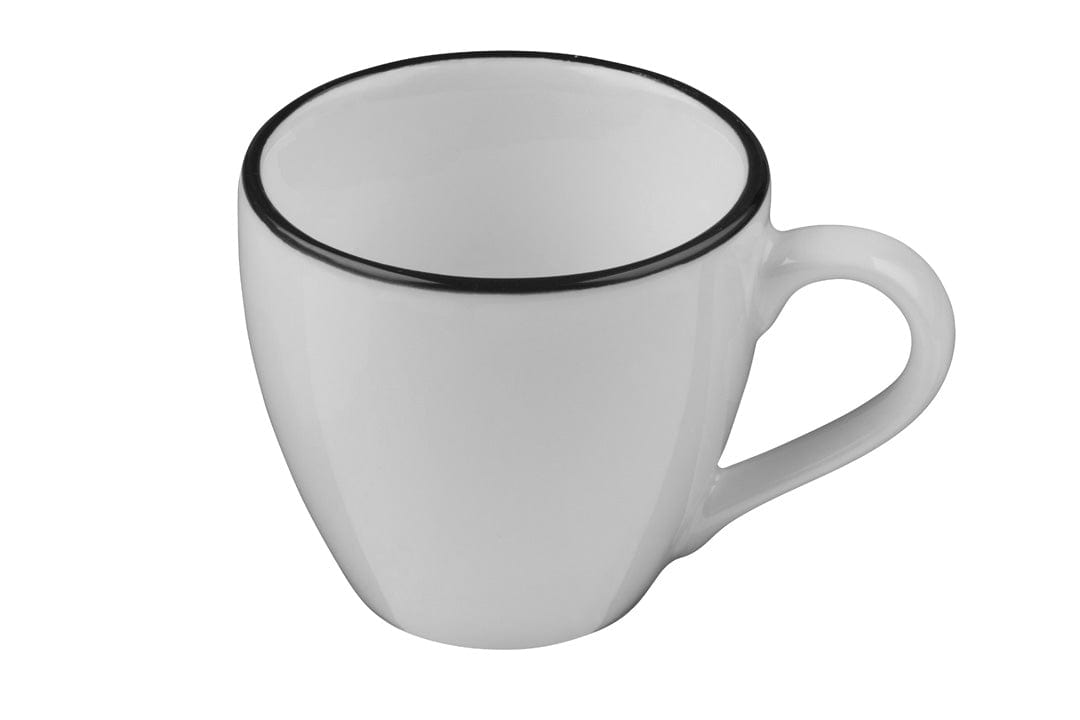 Modest Black Fine China Espresso Cup 2.5" / 3oz