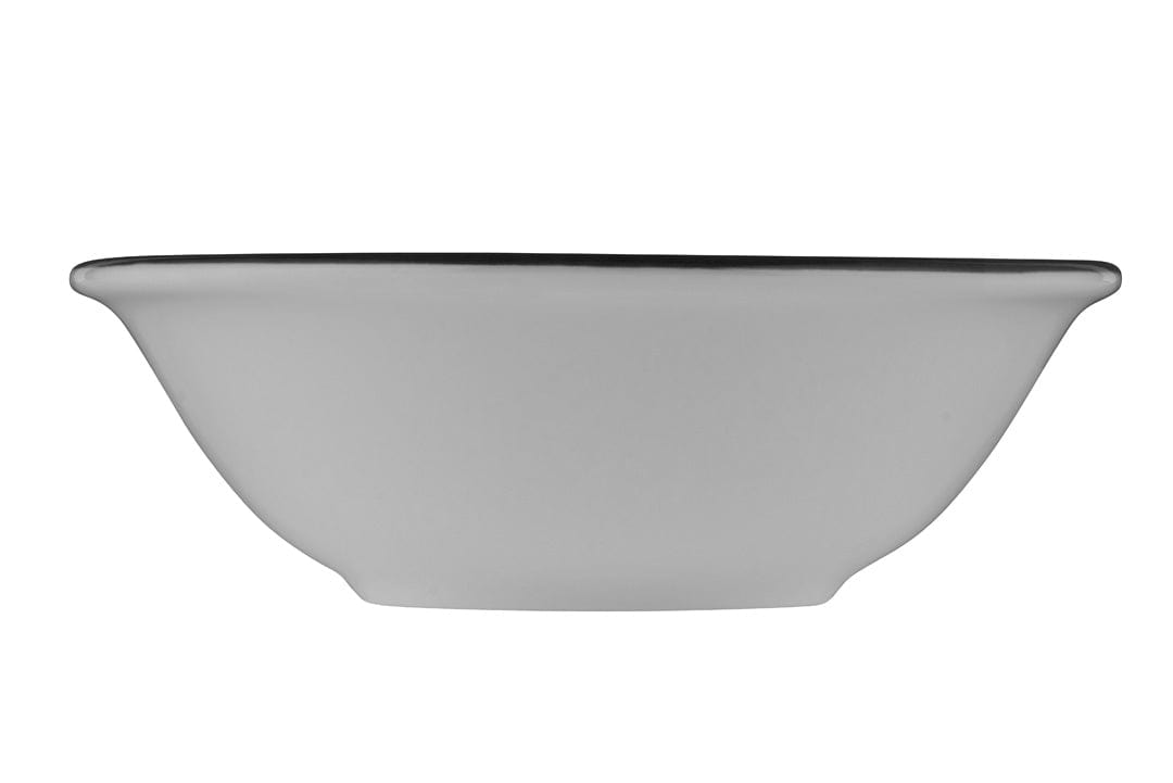 Modest Black Fine China Bowl 3.9" / 3oz