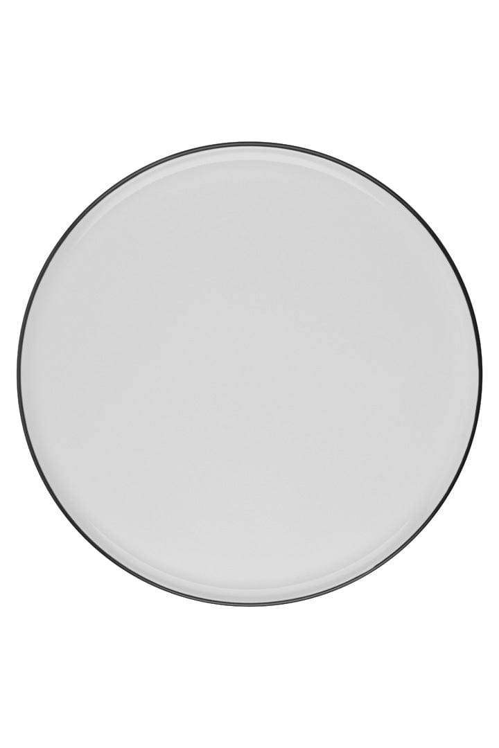 Modest Black Fine China Pizza Plate 12.2"