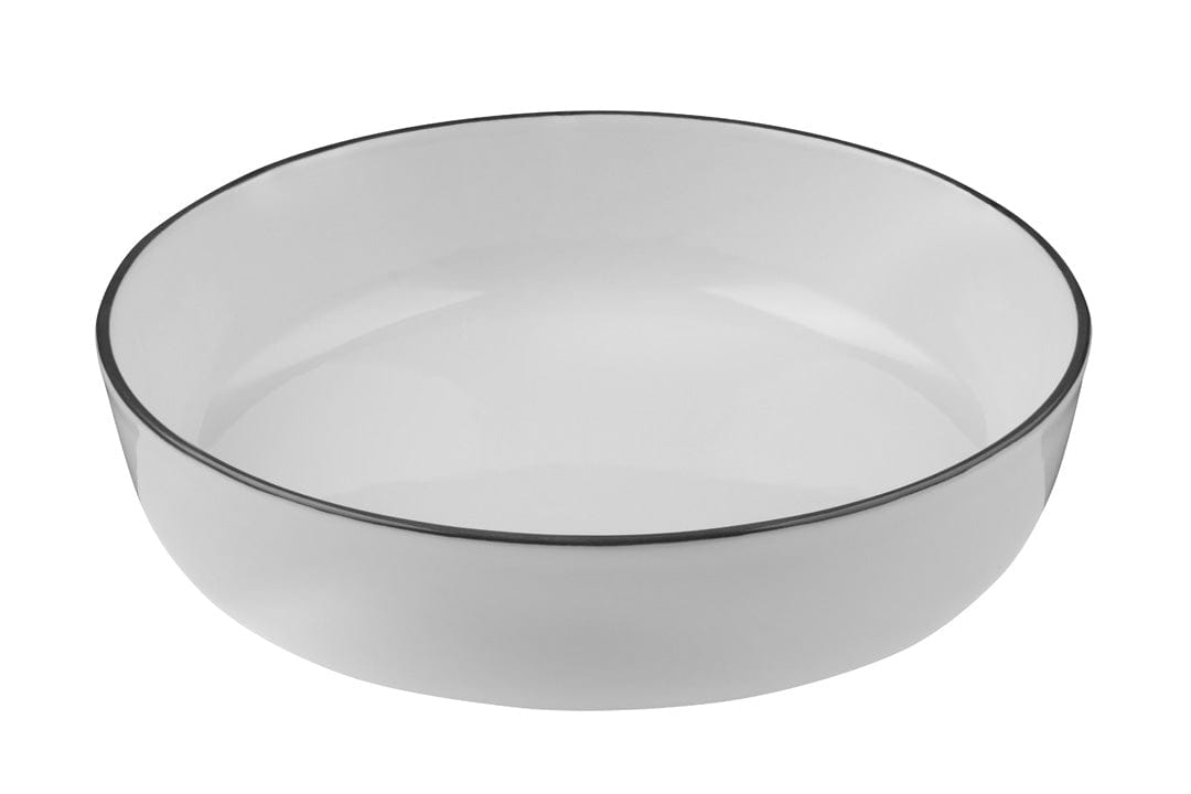 Modest Black Fine China Bowl 8.3" / 40oz