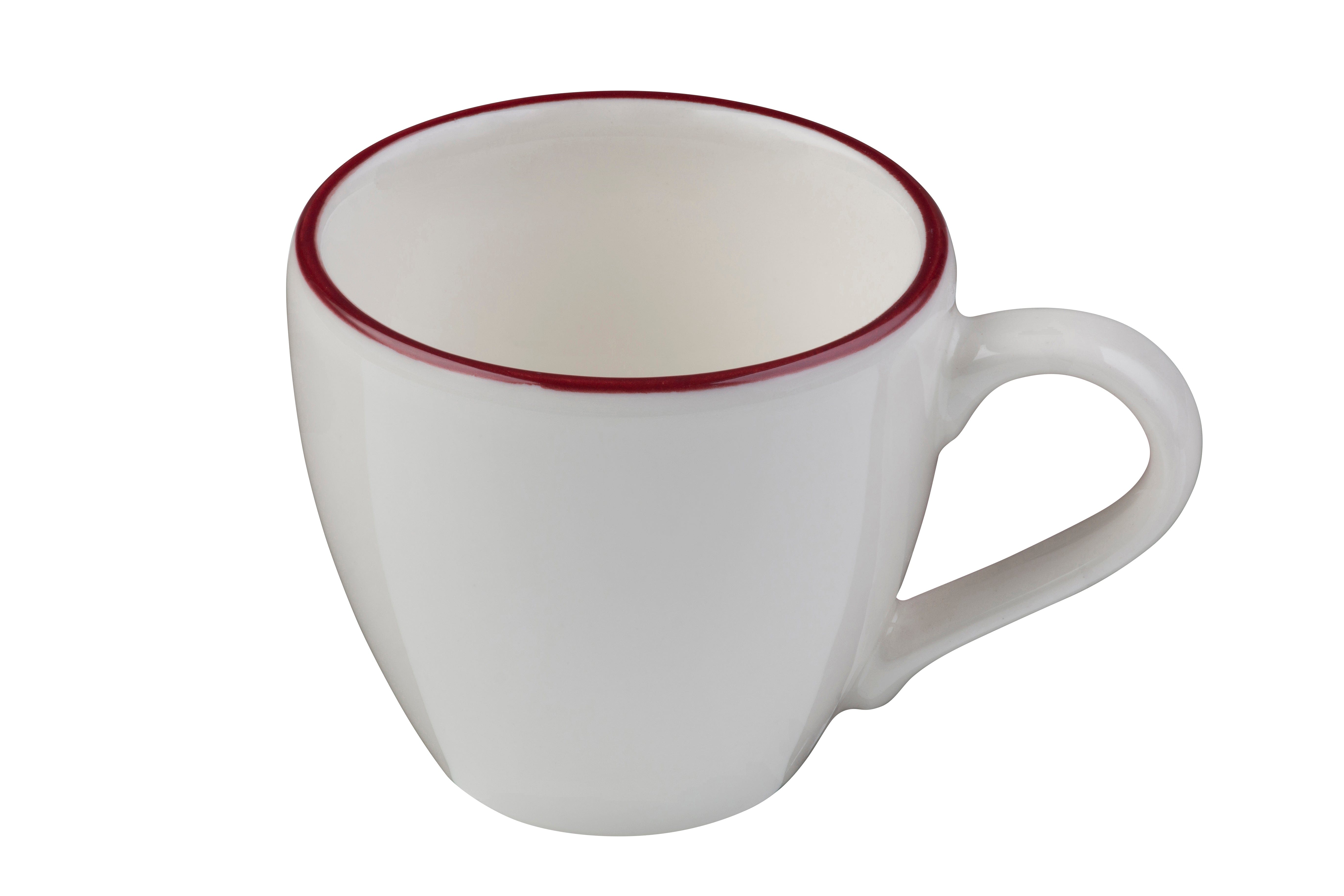 Modest Maroon Fine China Espresso Cup 2.5" / 3 oz