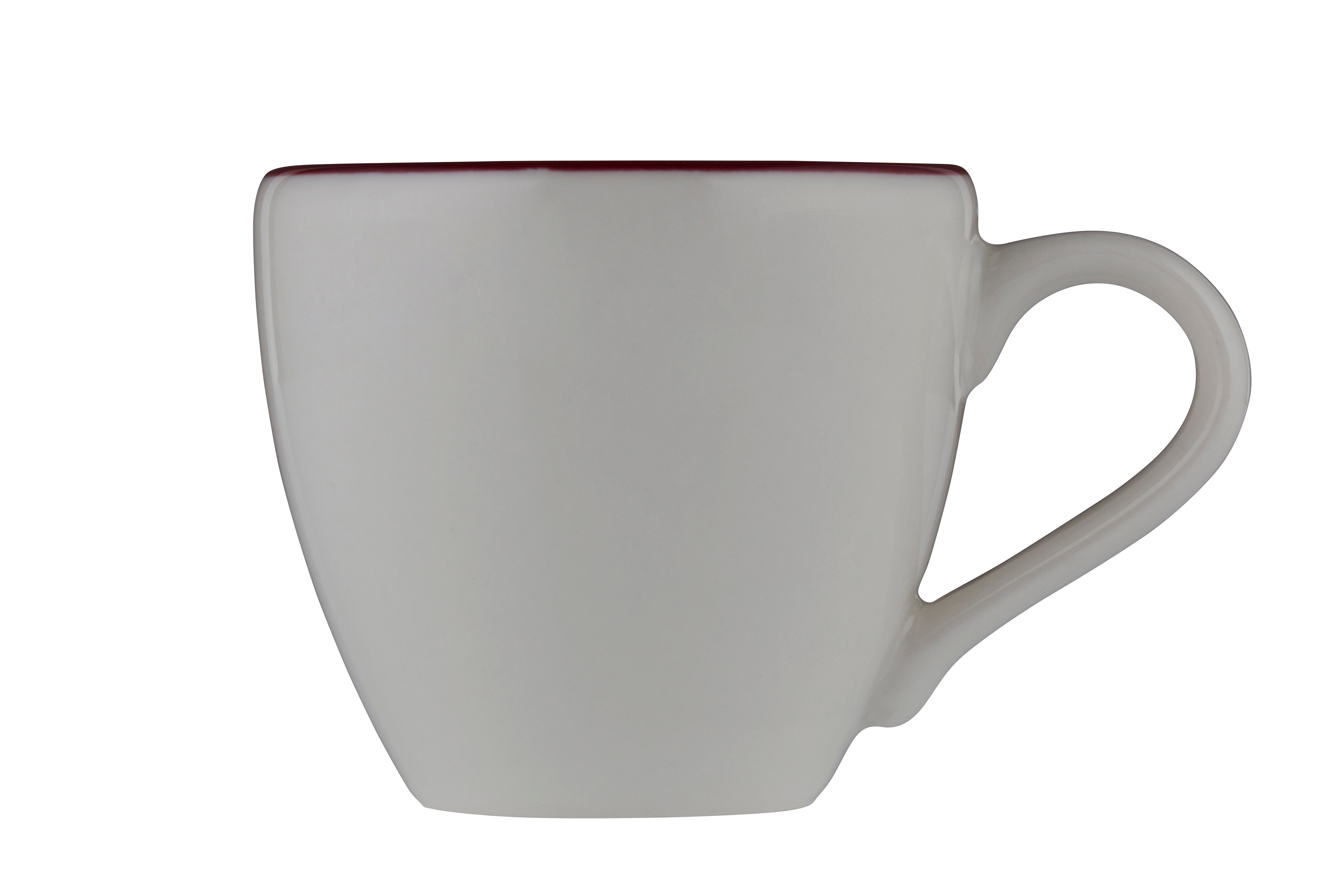 Modest Maroon Fine China Espresso Cup 2.5" / 3 oz