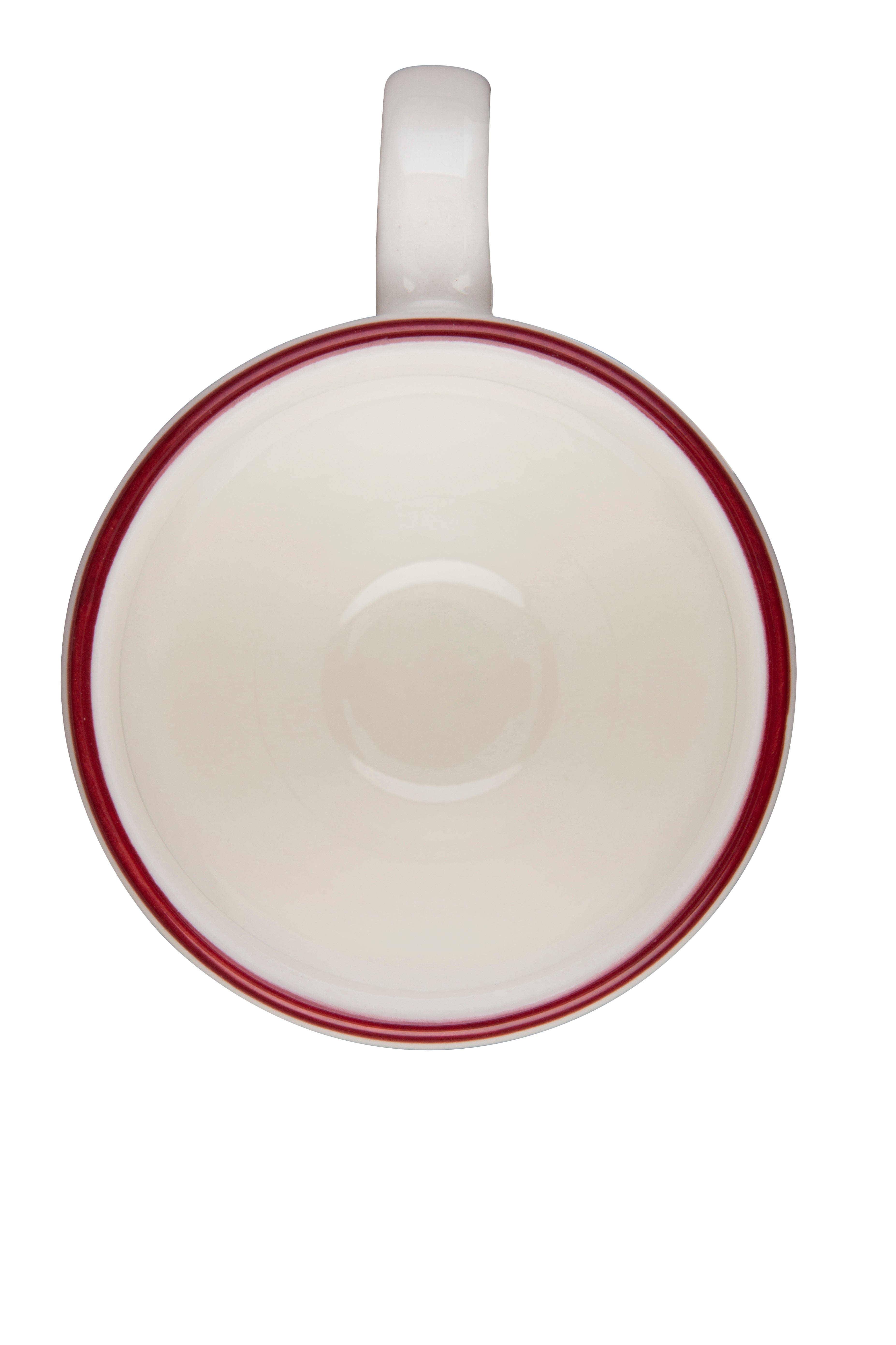 Modest Maroon Fine China Espresso Cup 2.5" / 3 oz