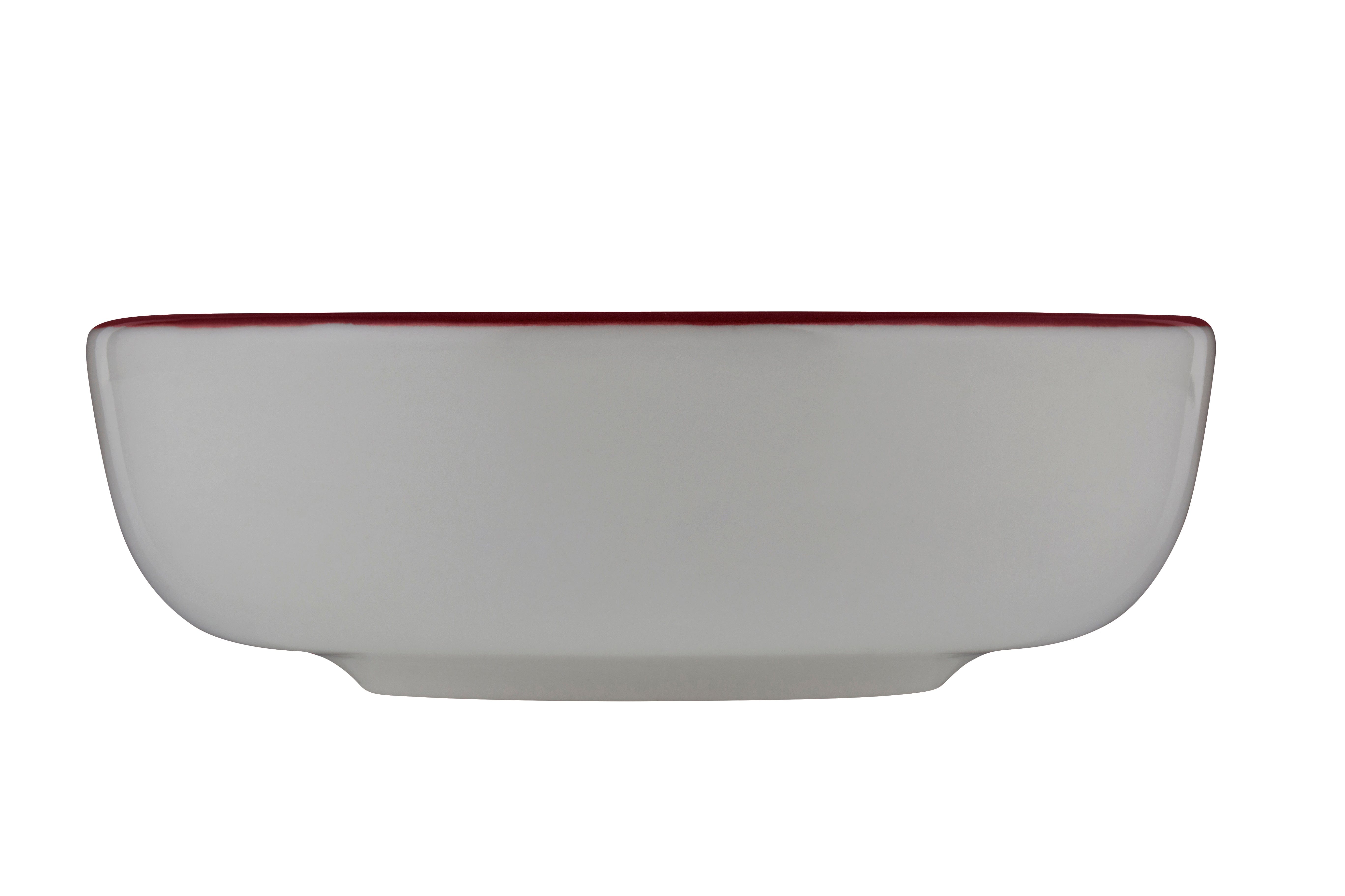 Modest Maroon Fine China Bowl 5.5" / 15.6oz
