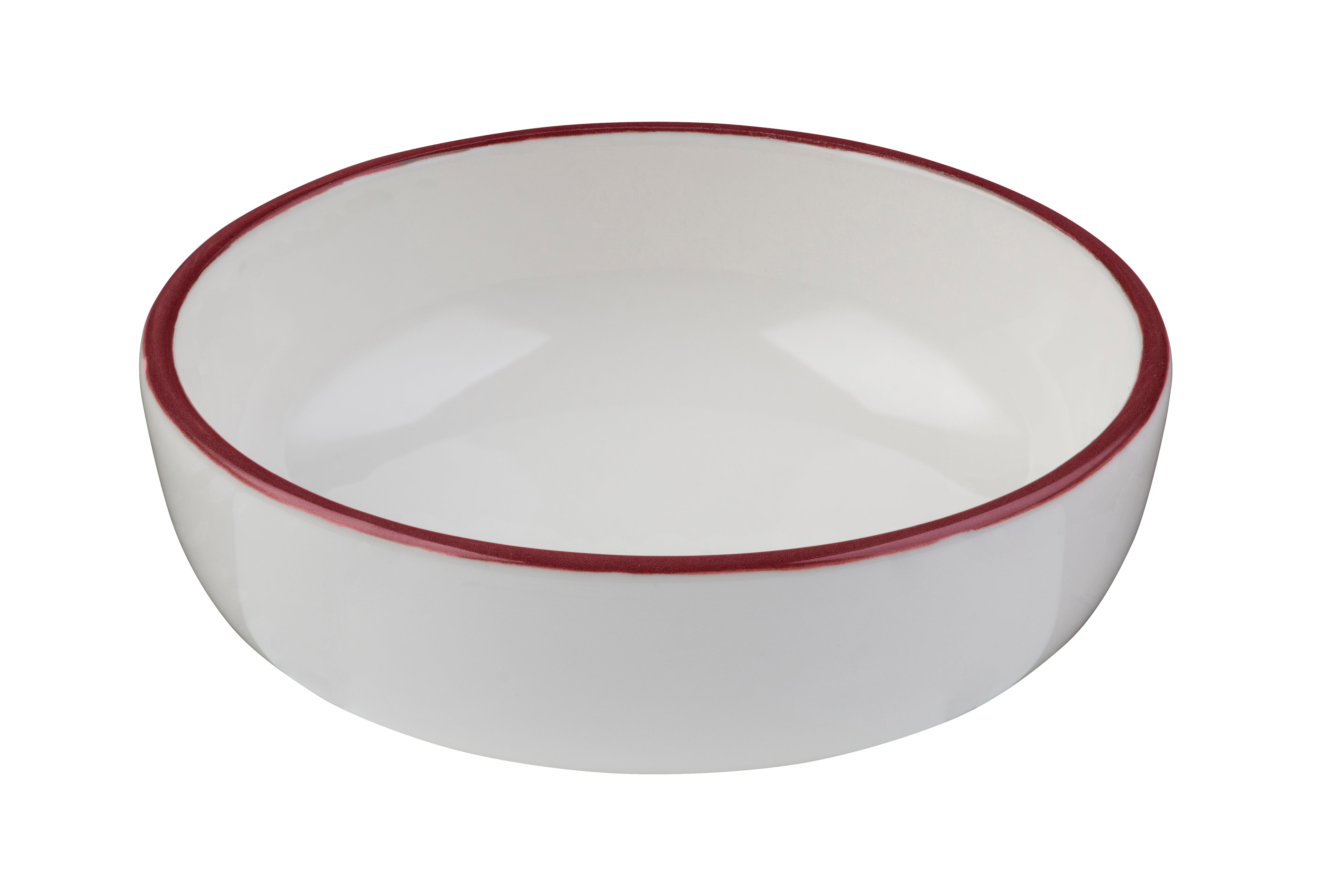 Modest Maroon Fine China Bowl 5.5" / 15.6oz