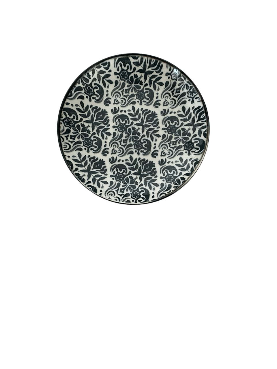 Toledo Black Green Premium Stoneware Deep Coupe 8.3" / 18 oz