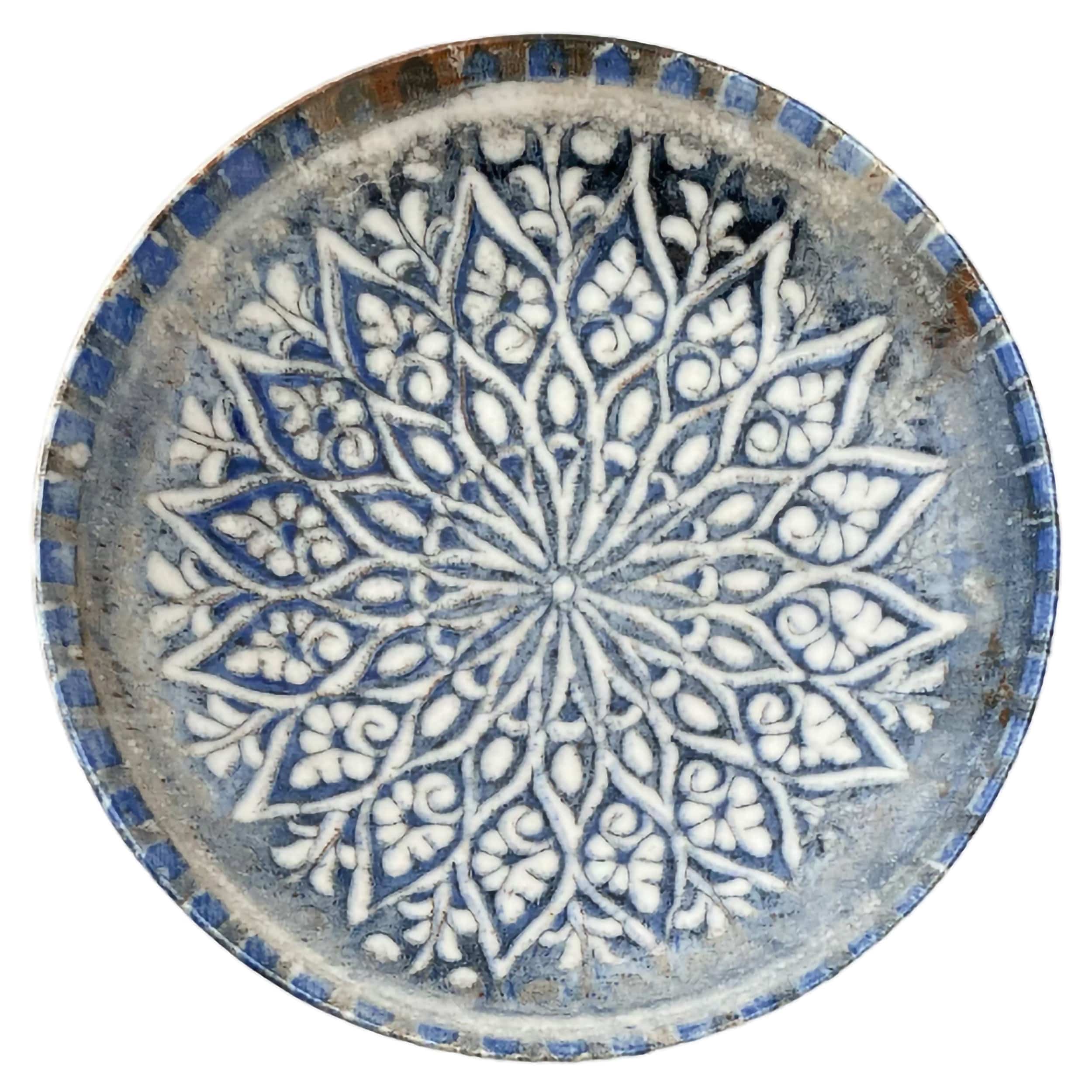 Granada Blue Premium Stoneware Deep Plate 8.3" / 18 oz