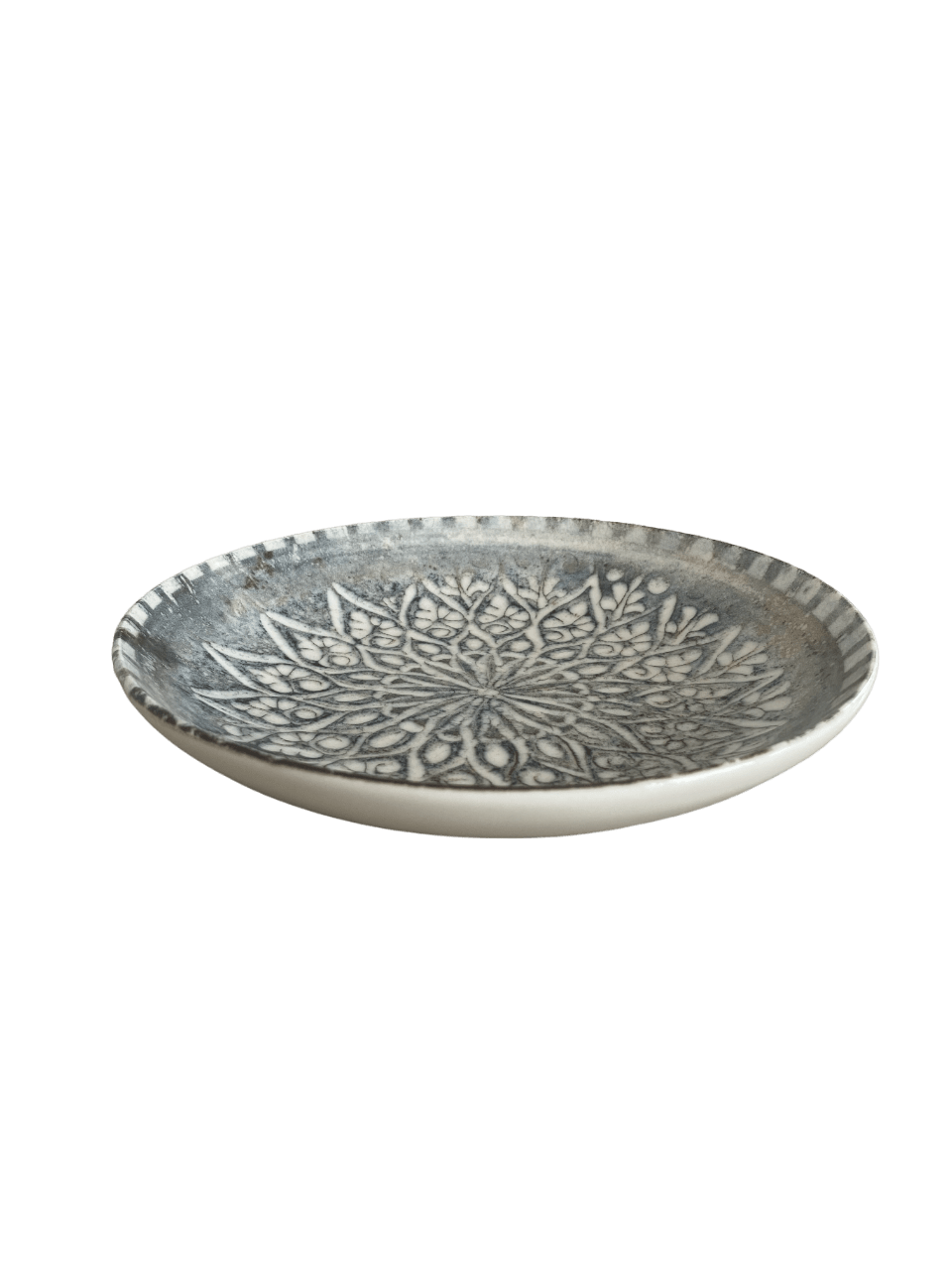 Granada Grey Premium Stoneware Deep Plate 8.3" / 18 oz