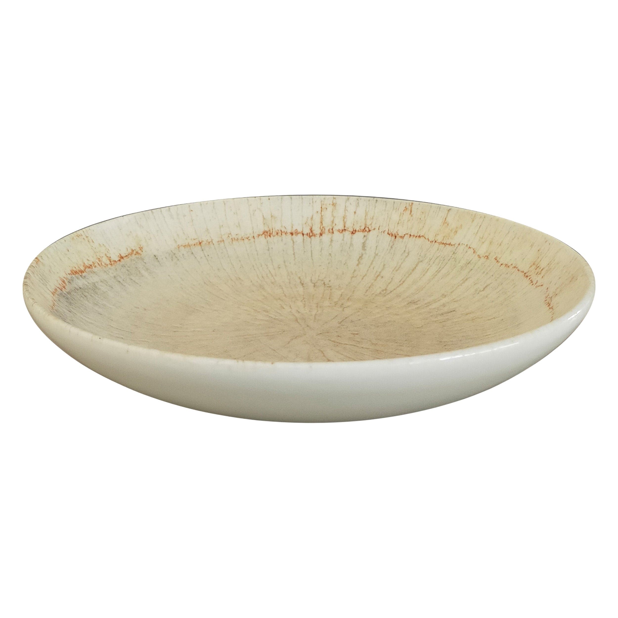 Zen Sand Vitrified Ceramics Deep Plate 8.3" / 18 oz