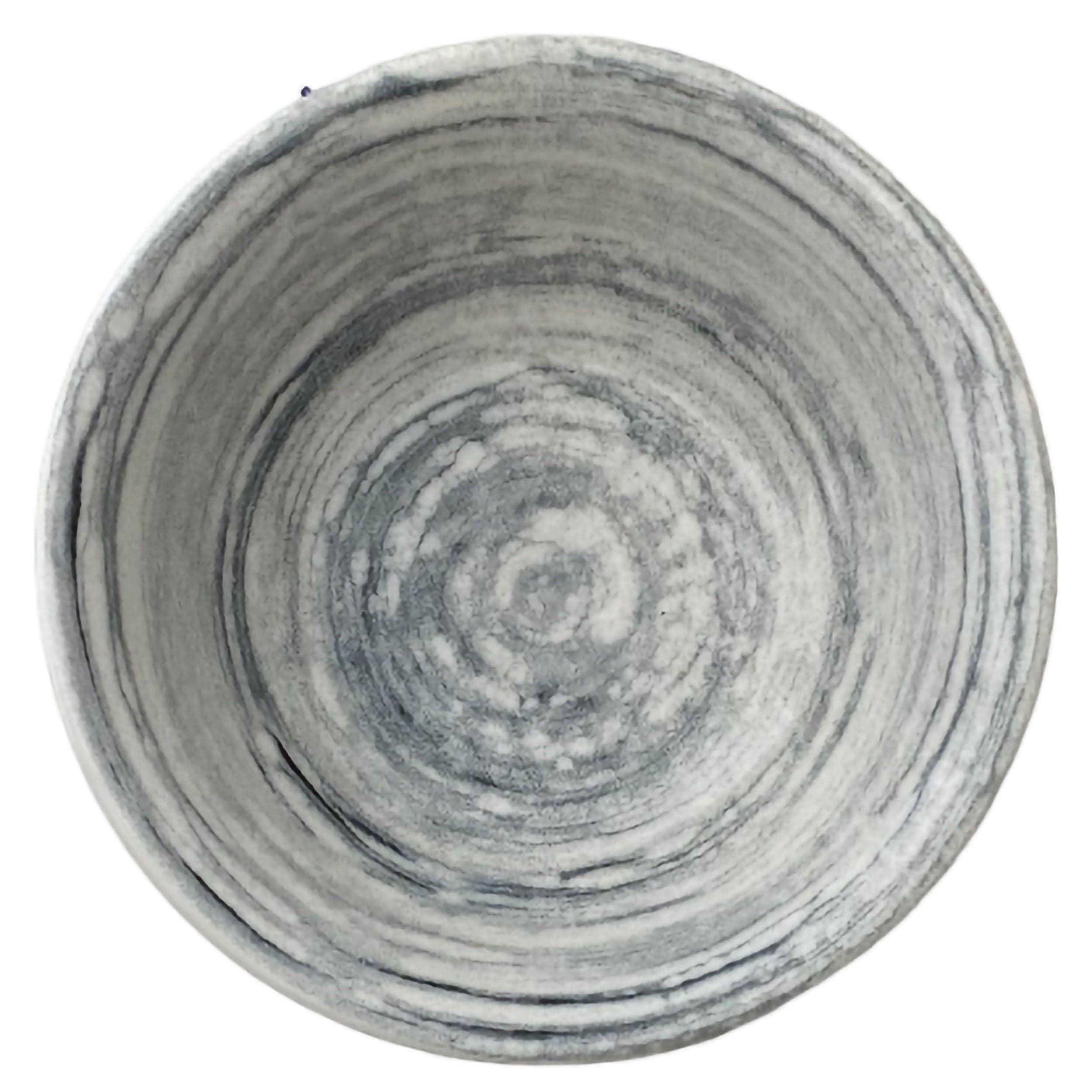Swirl Grey Premium Stoneware Bowl 6.3" / 11.5 oz