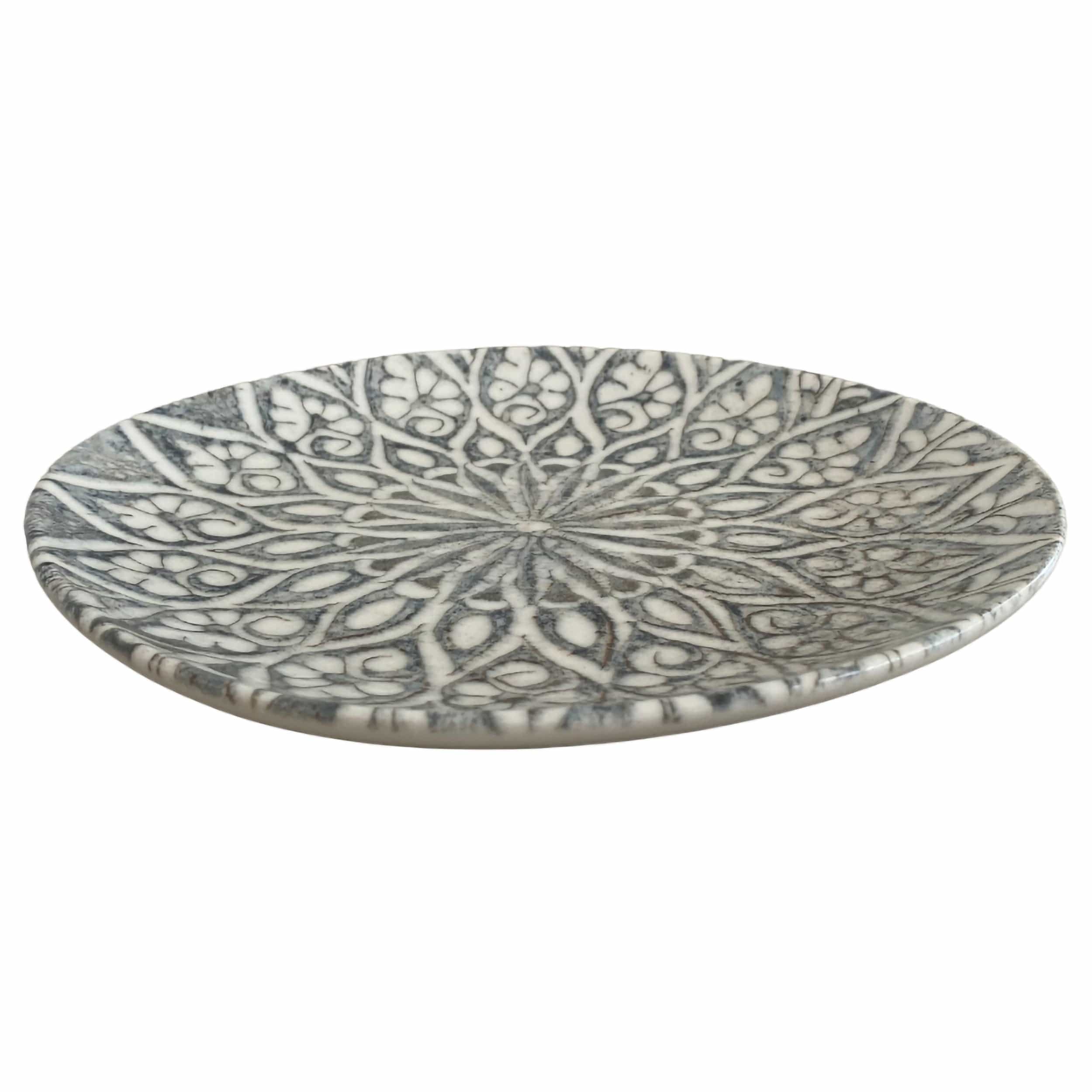Granada Grey Premium Stoneware Plate Coupe 10.6" x 9.6"