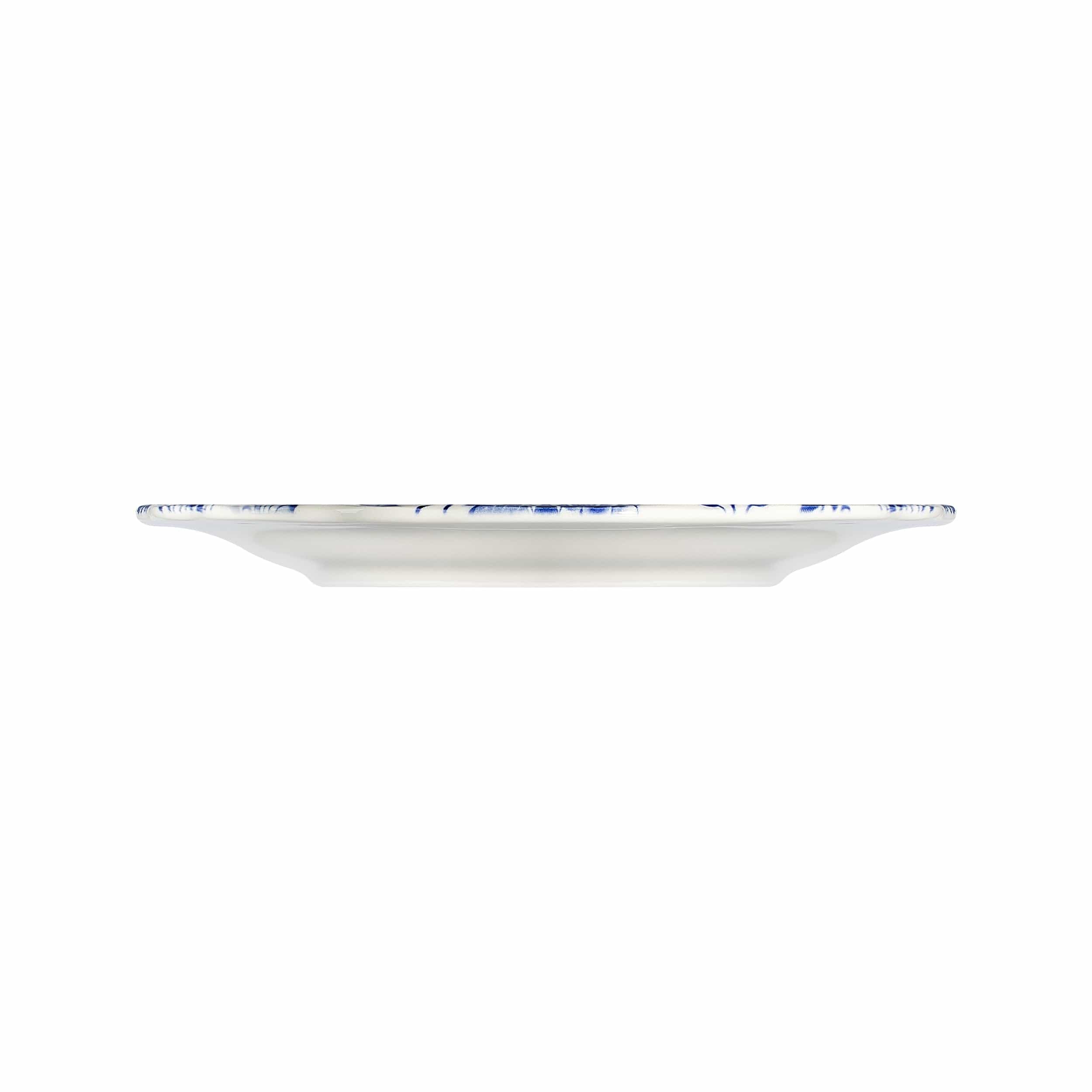 Silva Blue Fulya Blue Premium Stoneware Coupe Plate 10.2"