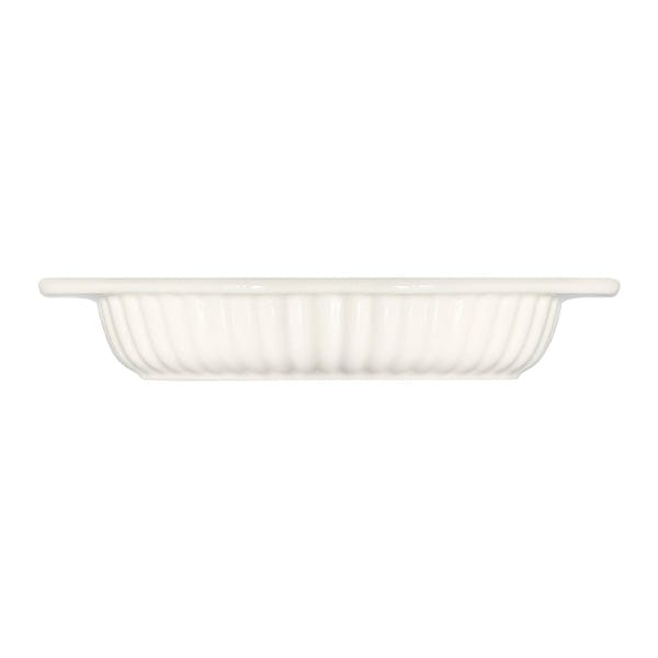 Braise White Fine China Oval Pan 8.6" x 5" / 11.3 oz