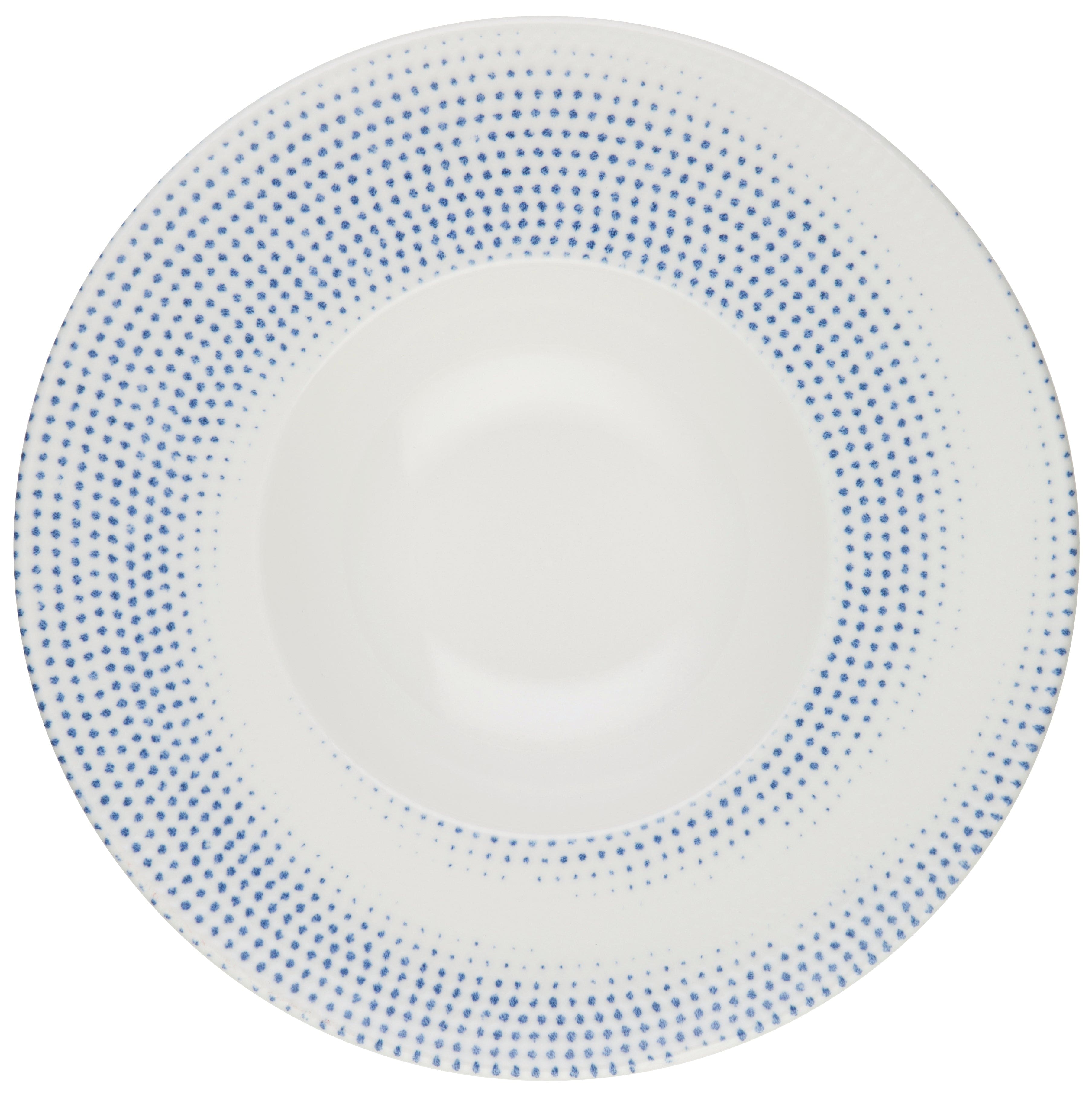 Harmony Blue Blue Fine China Deep Plate 11.6" / 16 oz
