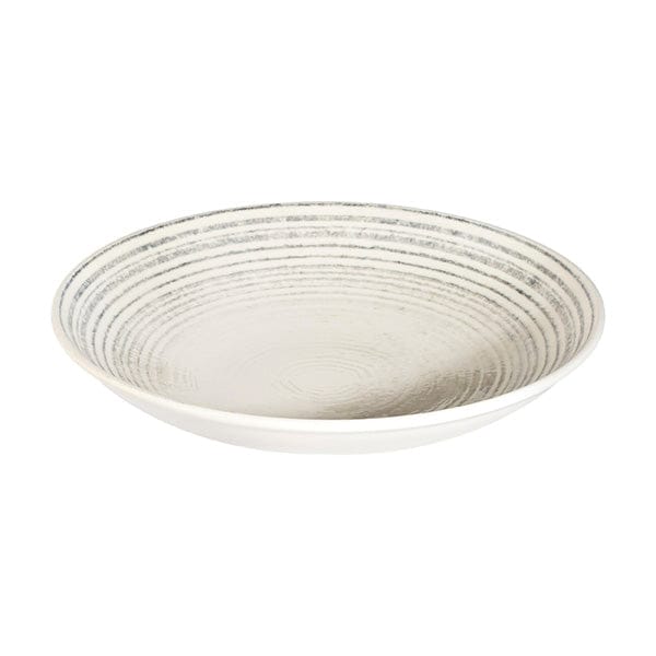 Marmol Black Fine China Deep Plate 9.9" / 39 oz