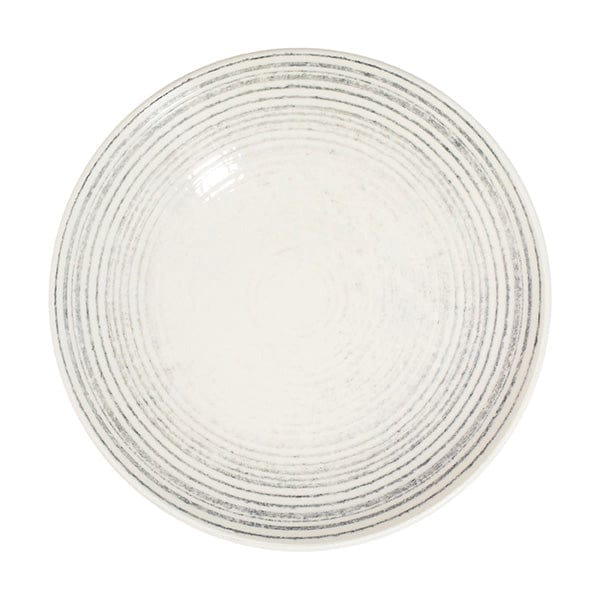 Marmol Black Fine China Deep Plate 9.9" / 39 oz