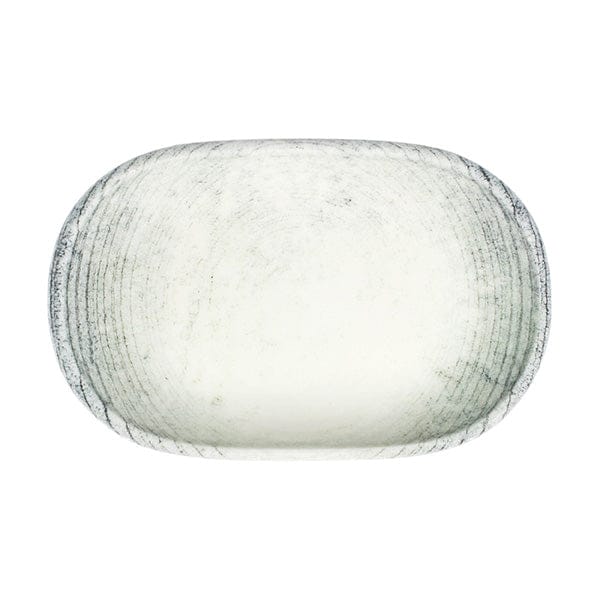 Marmol Black Fine China Platter 14.6" x 9.6"