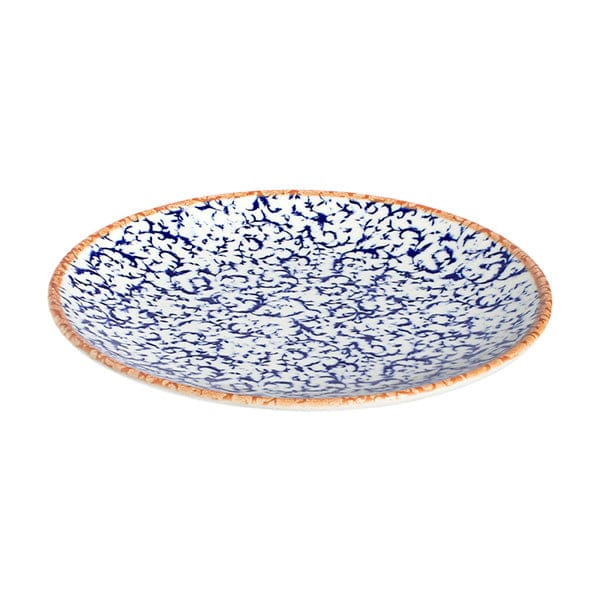 Venecia Blue Fine China Coupe Plate 9.8"