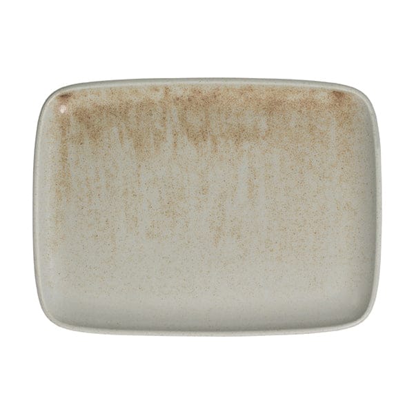 Mellow Green Fine China Rectangular Platter 10.9" x 8"