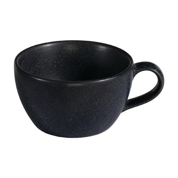 Reckless Black Fine China Cup 3.6" / 7.8 oz