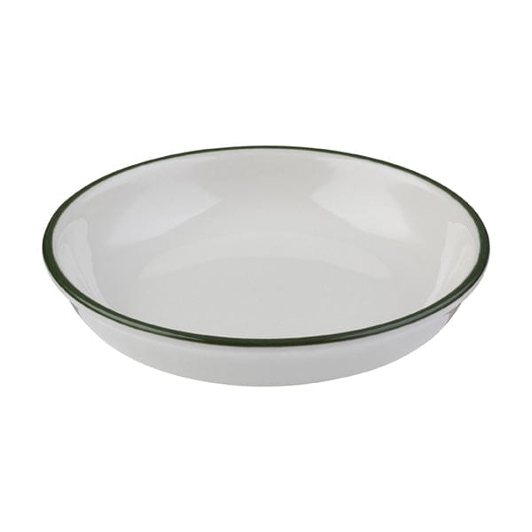 Modest Green Green Fine China Deep Plate 5.9" / 8 oz