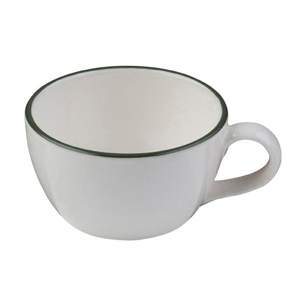 Modest Green Green Fine China Cup 3.6" / 7.8 oz