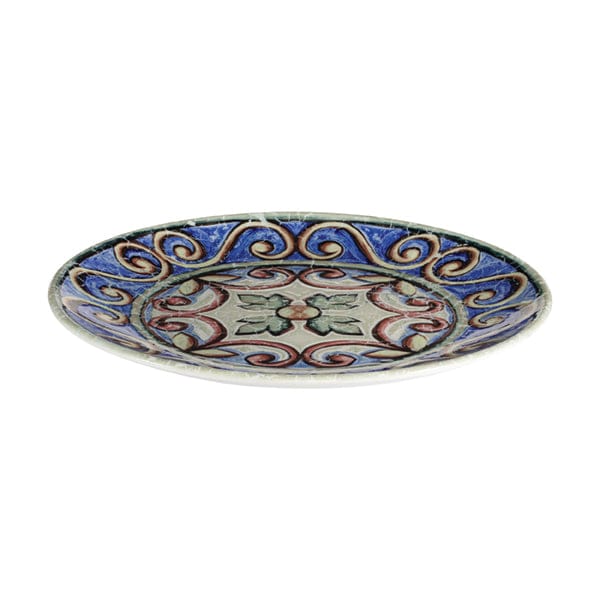 Amalfi Blue Fine China Coupe Plate 9.8"