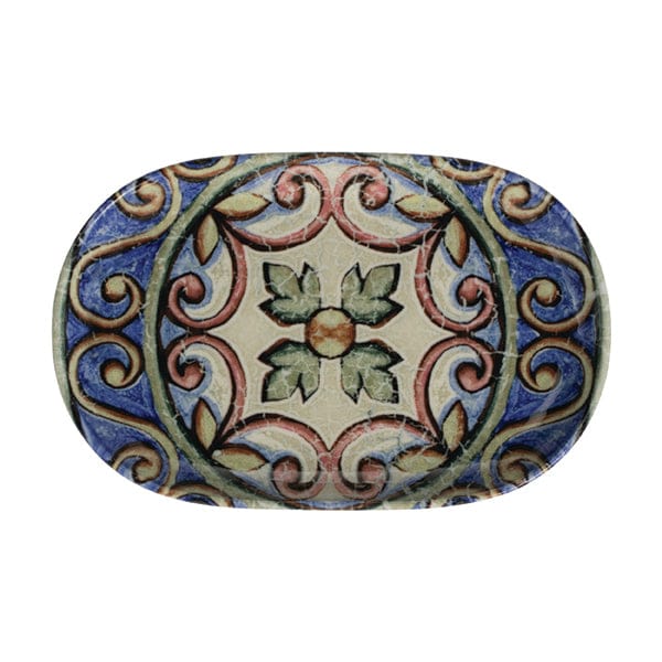 Amalfi Blue Fine China Platter 11.2" x 7.2"