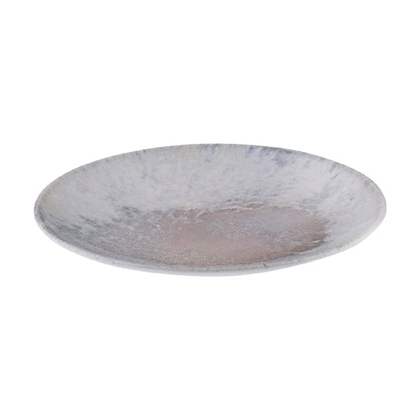 Surf Grey Fine China Coupe Plate 8.2"