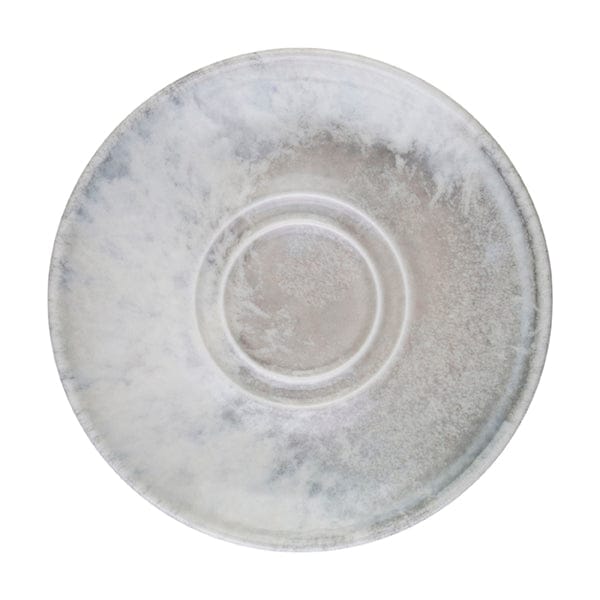 Surf Grey Fine China Saucer 6.4"