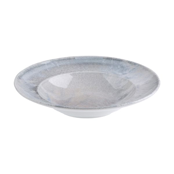 Surf Grey Fine China Deep Plate 9.9" / 14 oz