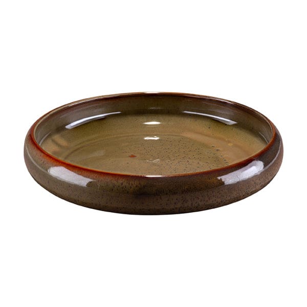 Hazel Celesta Tan Fine China Deep Plate 9.9" / 57.5 oz