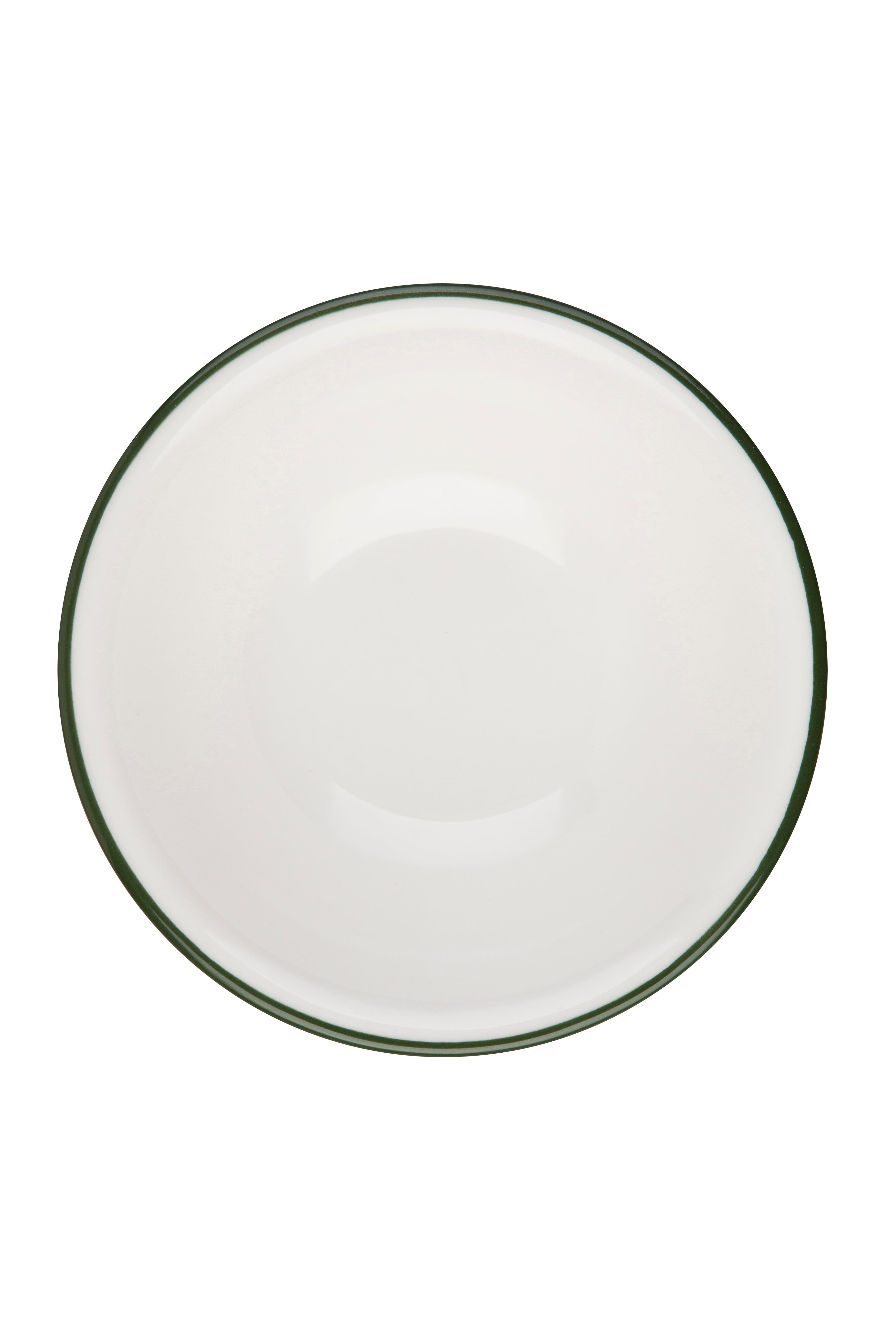 Modest Green Green Fine China Bowl 7.1" / 21 oz