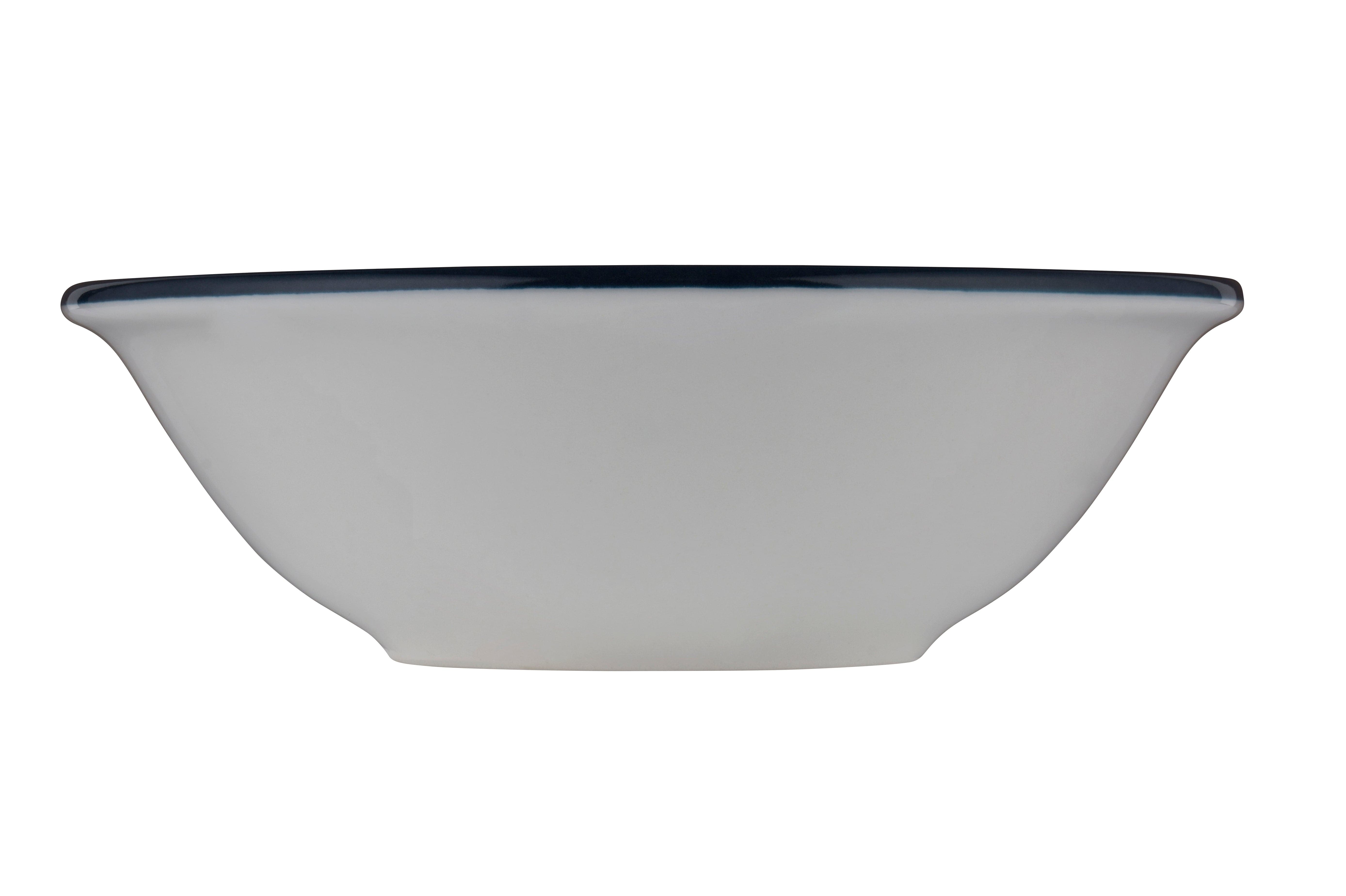 Modest Navy Navy Fine China Bowl 7.1" / 21 oz