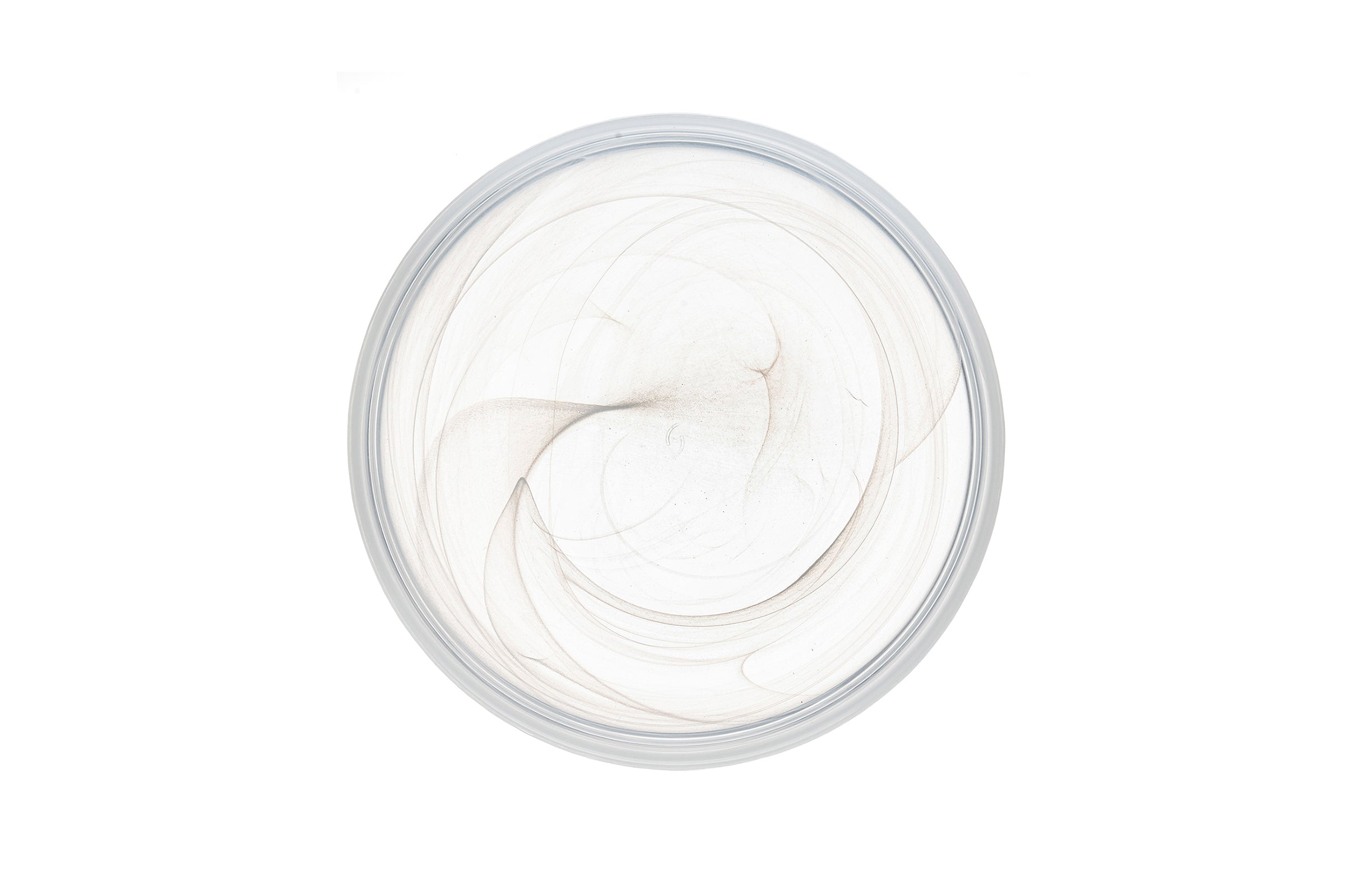 Asos New White Glass Plate 8.3"