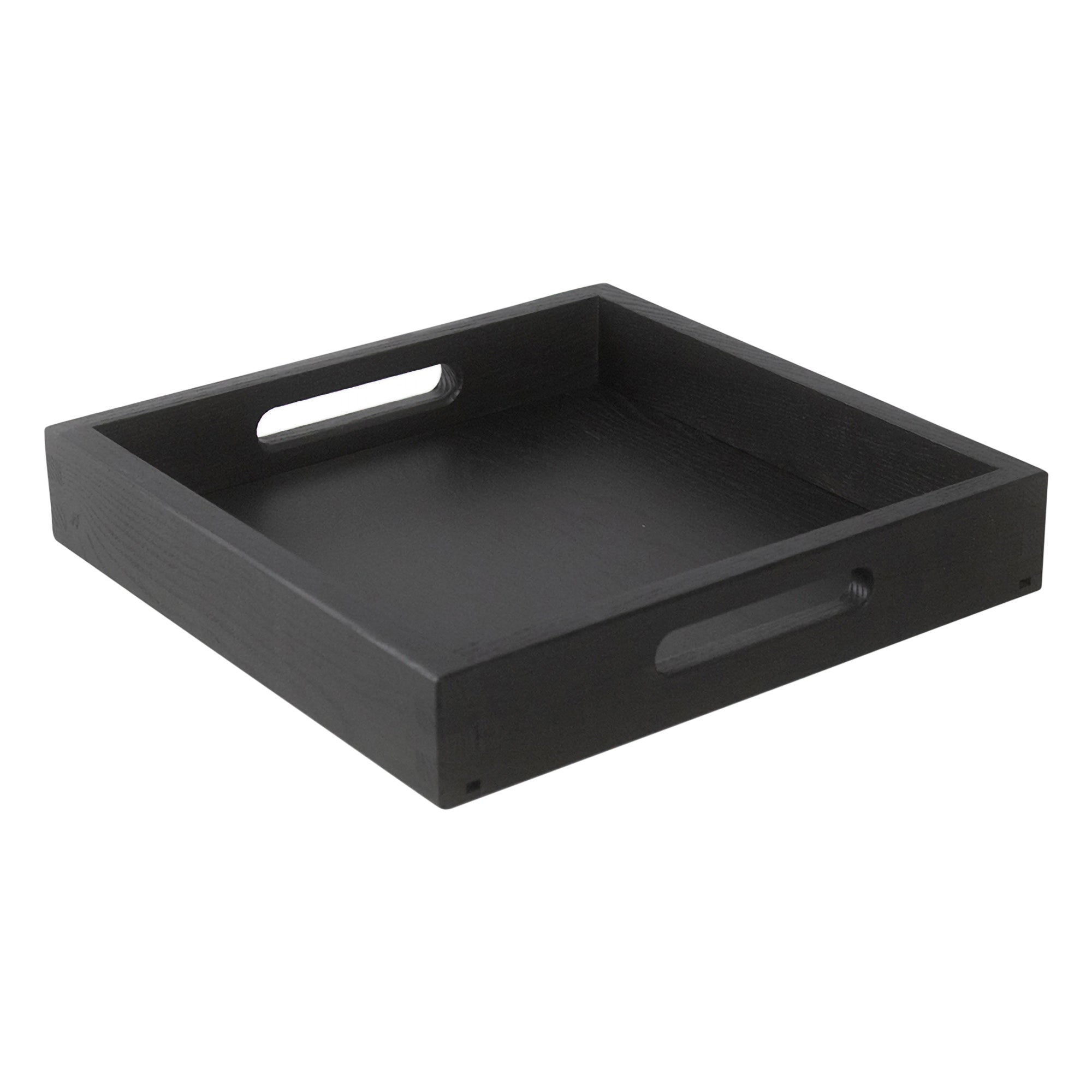 Select Concept Oak Serving Tray with Handles 11" x 11" x 2"