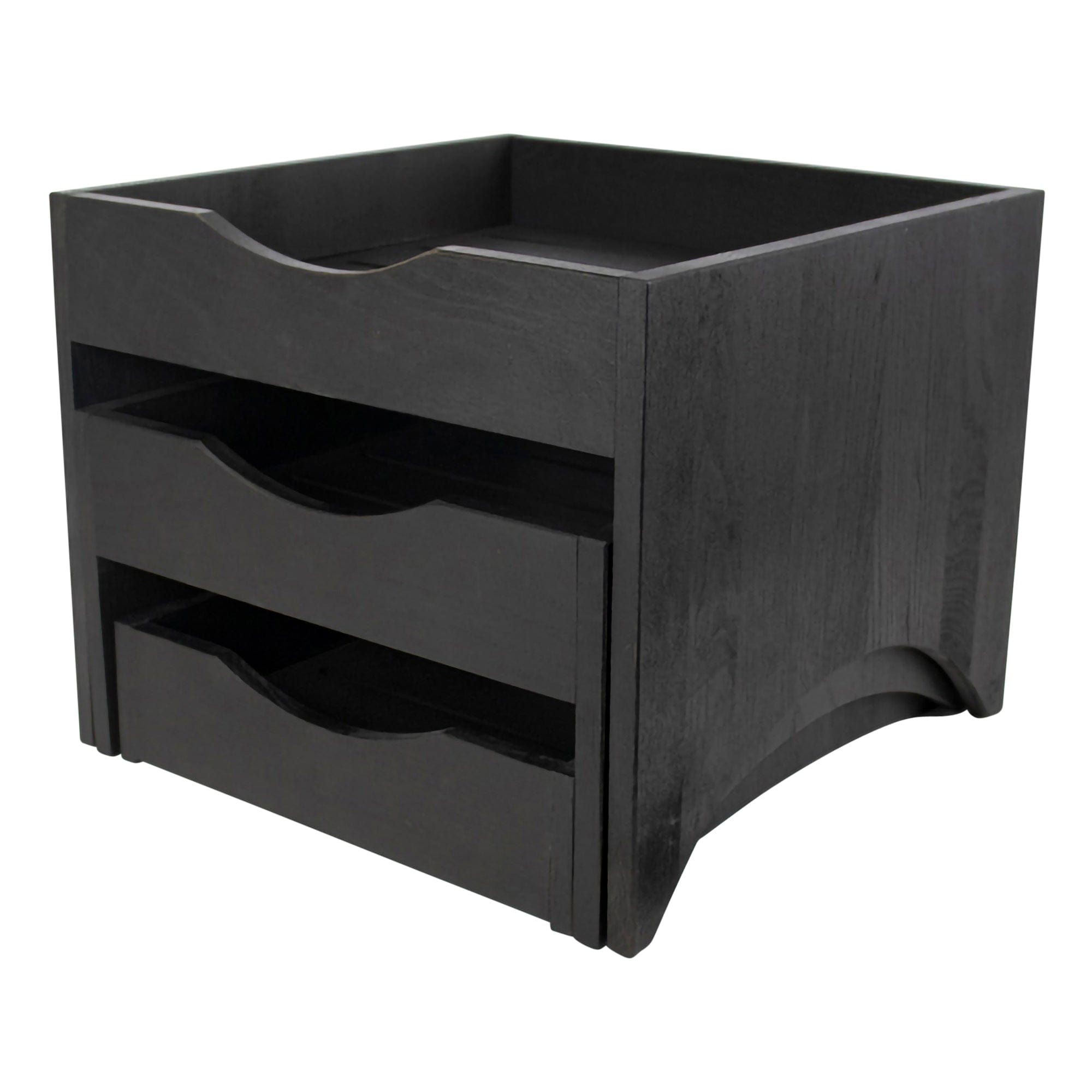 Select Concept Oak 3 Tray Display Stand 15.6" x 15.6" x 12.6"