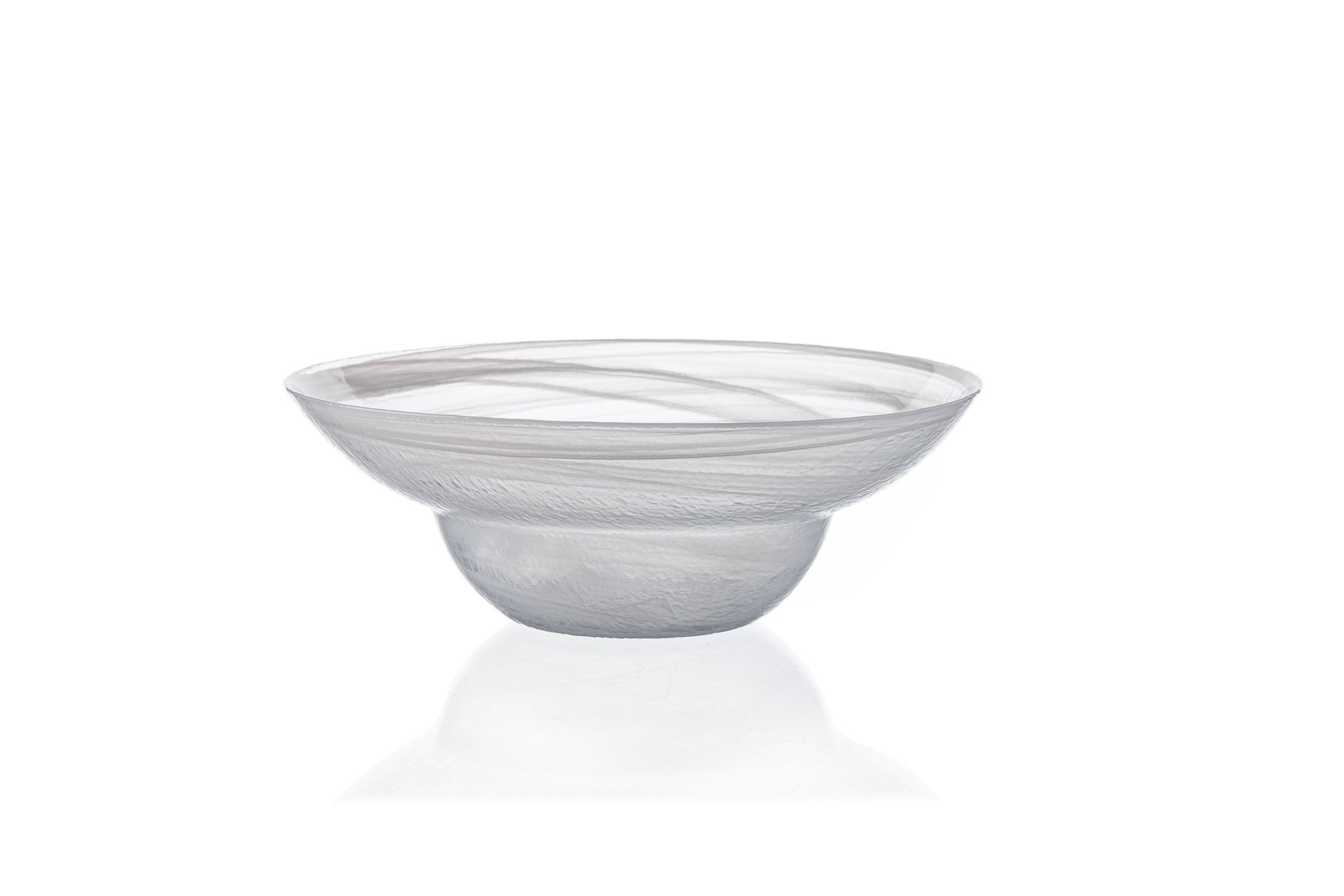 Estonia White Glass Bowl 9.8" / 54 oz
