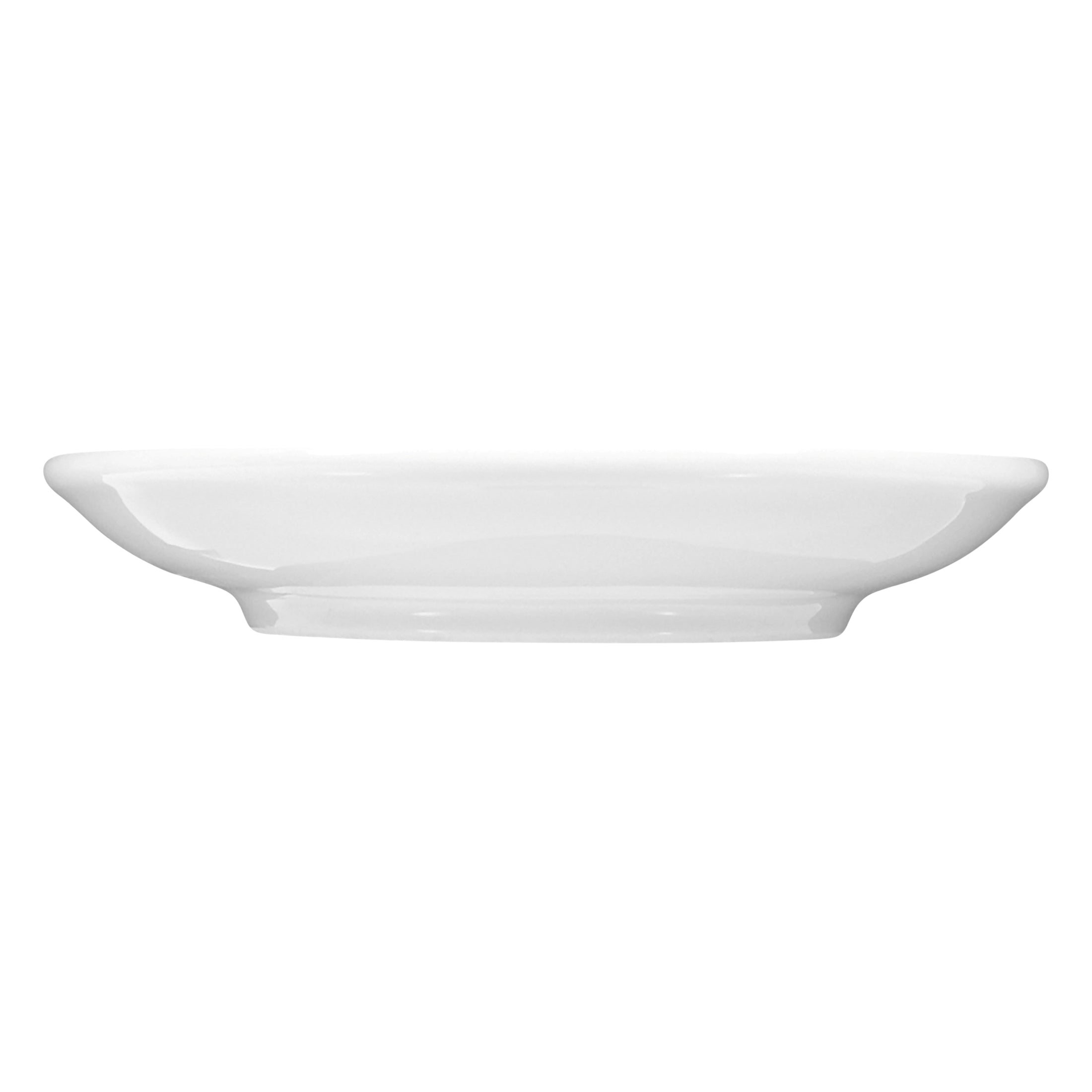 Meran White Porcelain Saucer 4.7"