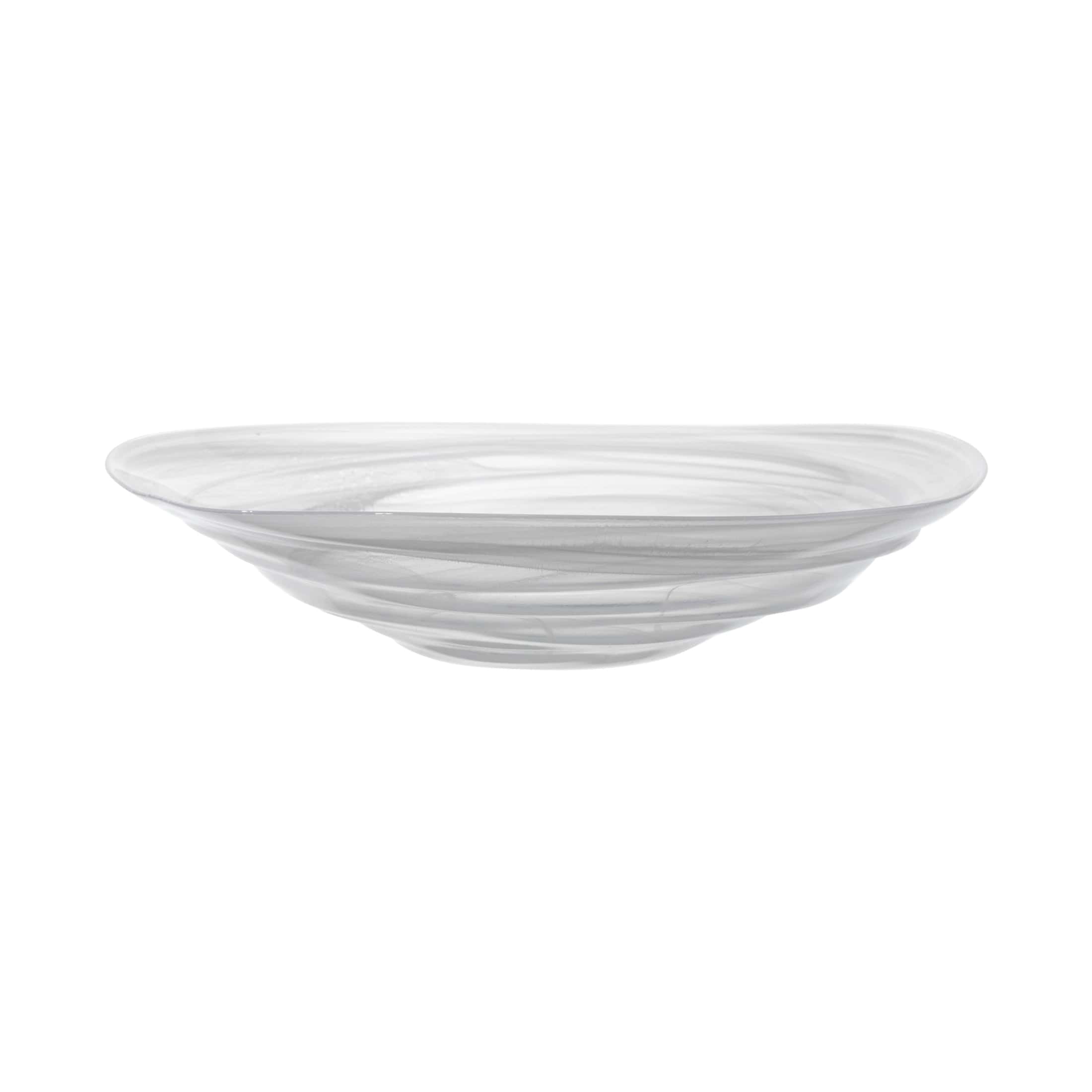 Ventum White Glass Bowl 11.8" / 54.1 oz