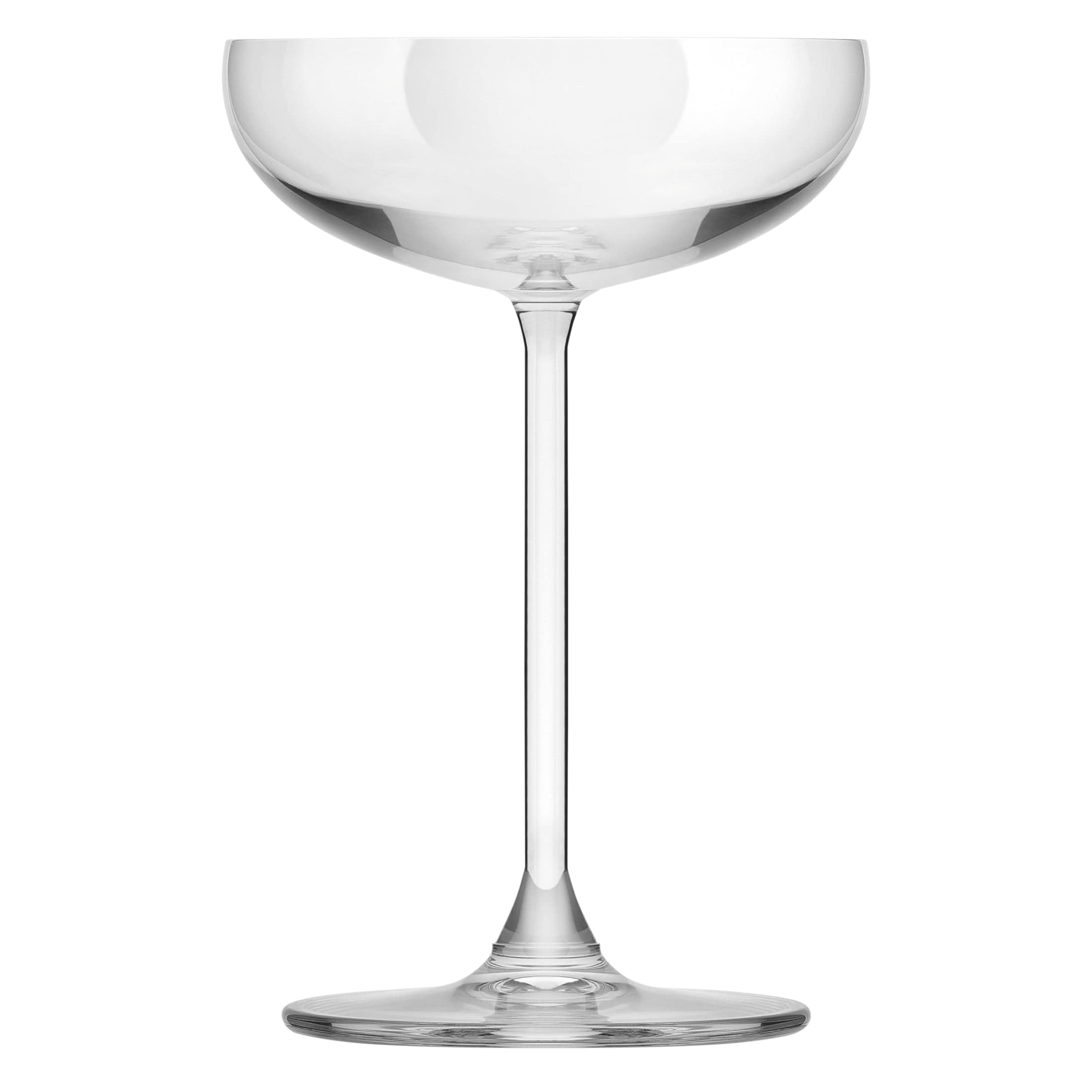 Bespoke Clear Soda Lime Coupe Glass 4.3" x 6.5" / 8.5oz
