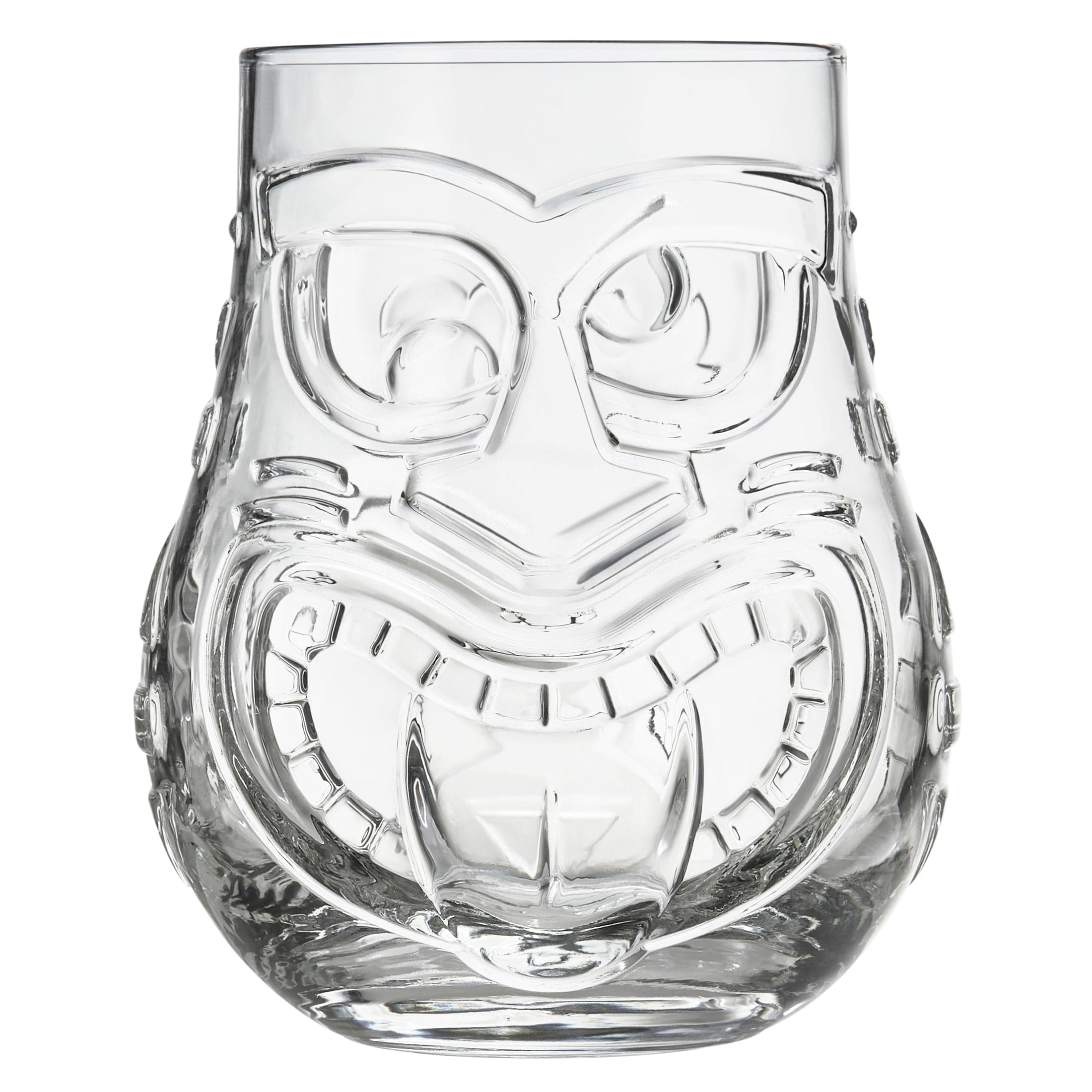Tiki Split Clear Soda Lime Tumbler 3.8" x 4.5" / 15.75 oz