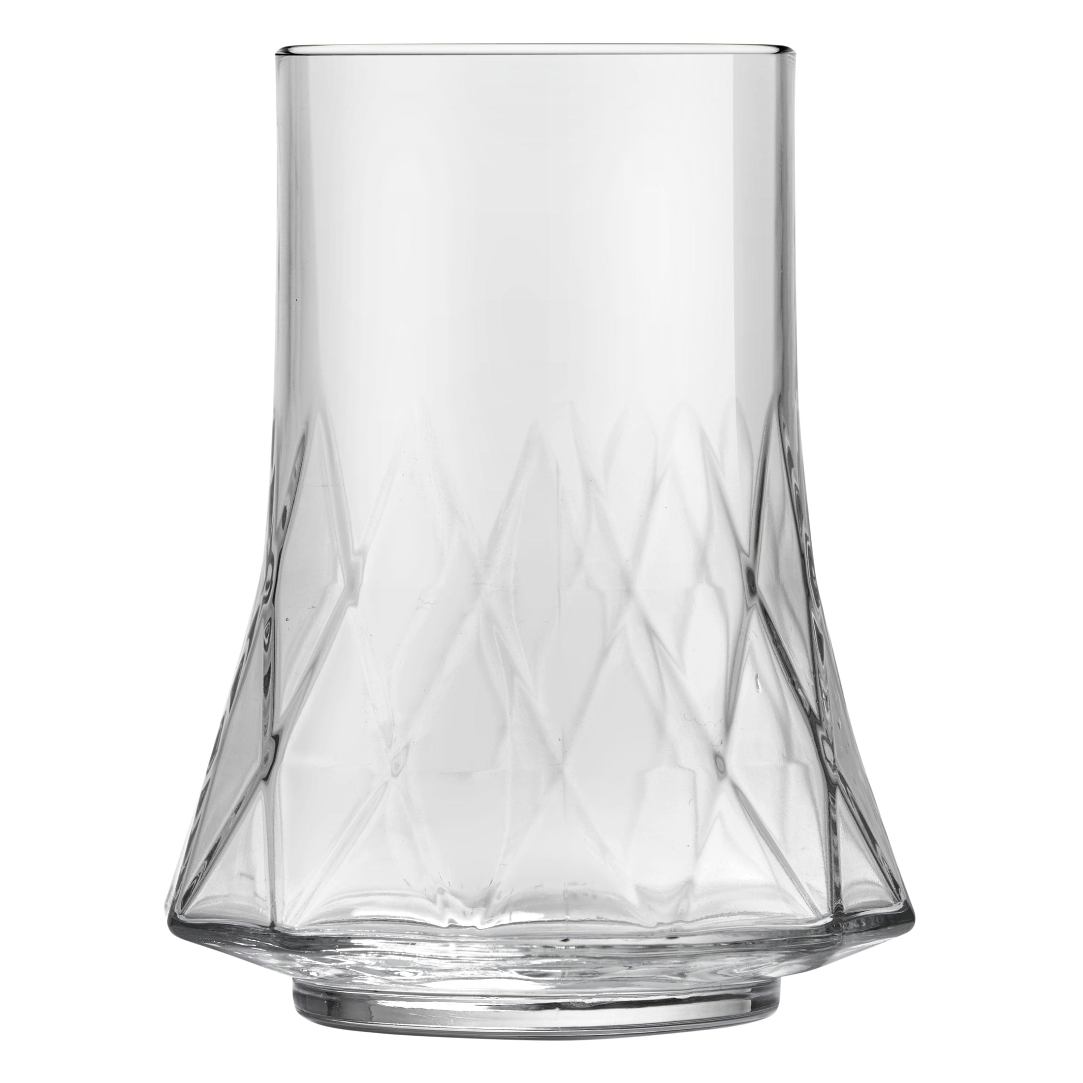 Divergence Clear Soda Lime Glass Hi Ball 3.7" x 4.6" / 11.75oz