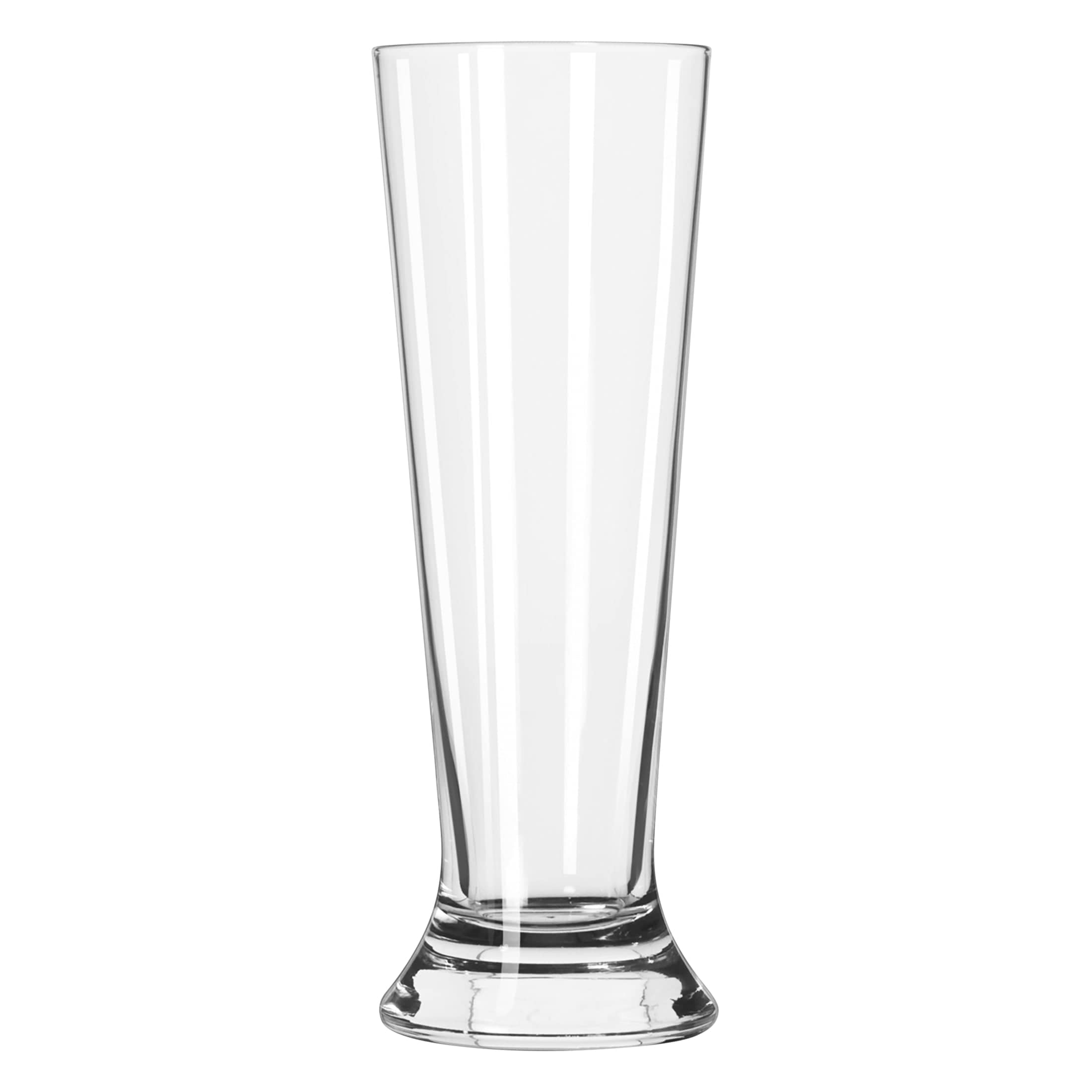 Principe Clear Soda Lime Glass Beer 2.8" x 8" / 12.75oz