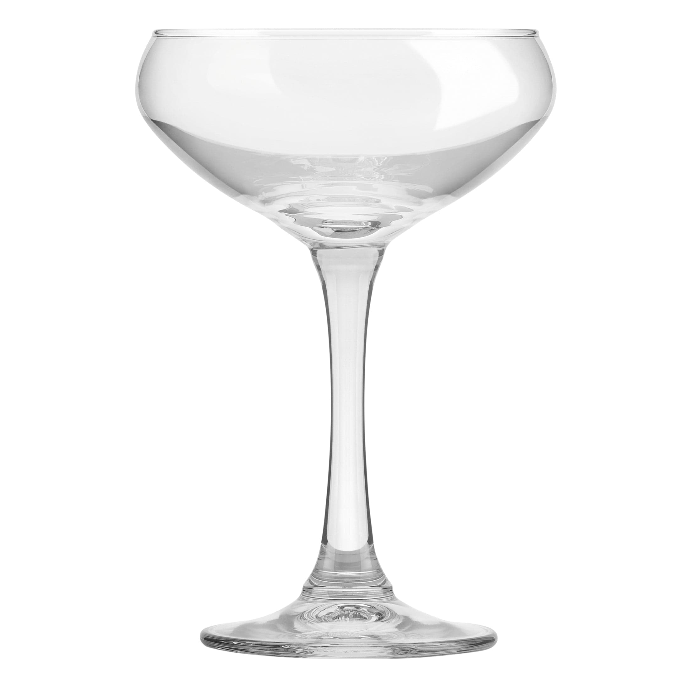 Perfection Clear Soda Lime Coupe Glass 4.1" x 6" / 8.25oz