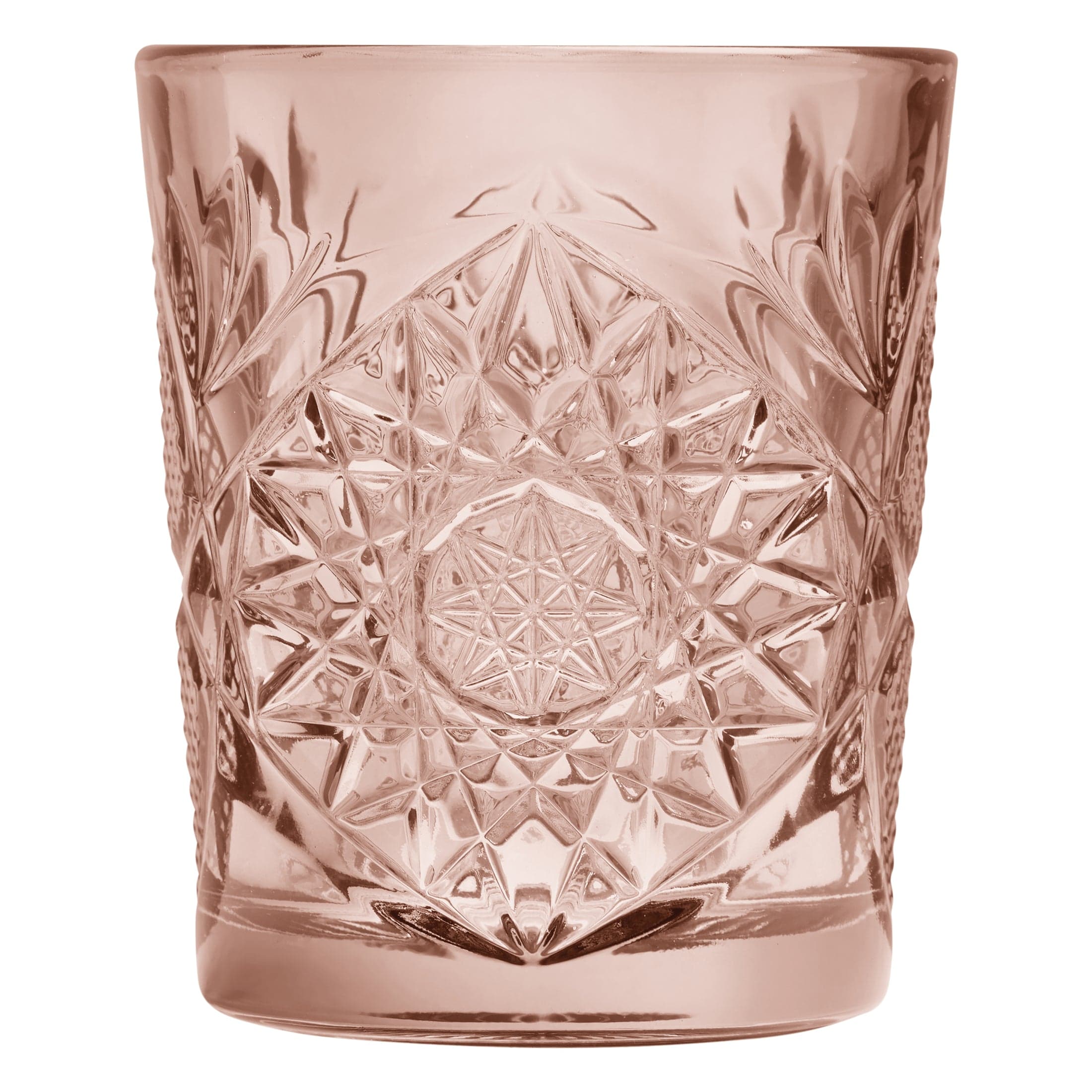 Icon Autumn Winter Pink Soda Lime Double Old Fashion 3.5" x 4.2" / 12oz