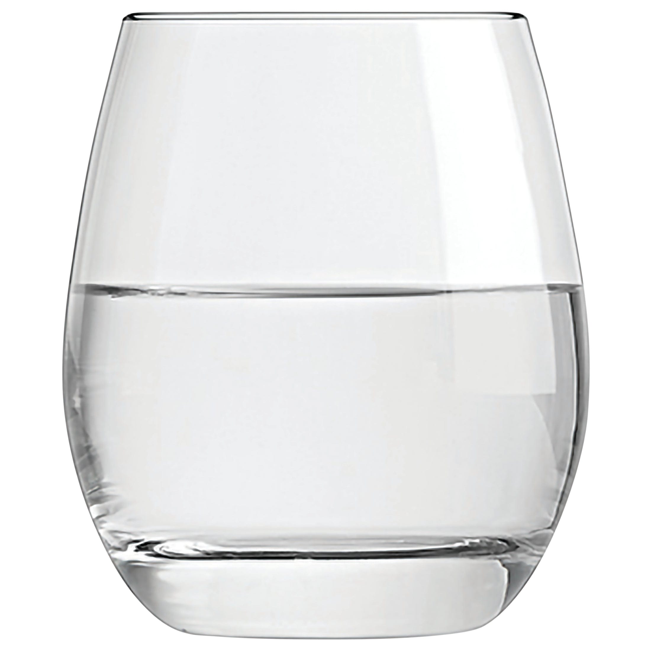 L'Esprit Du Vin Clear Soda Lime Water Glass 3.3" x 3.9" / 11.5oz
