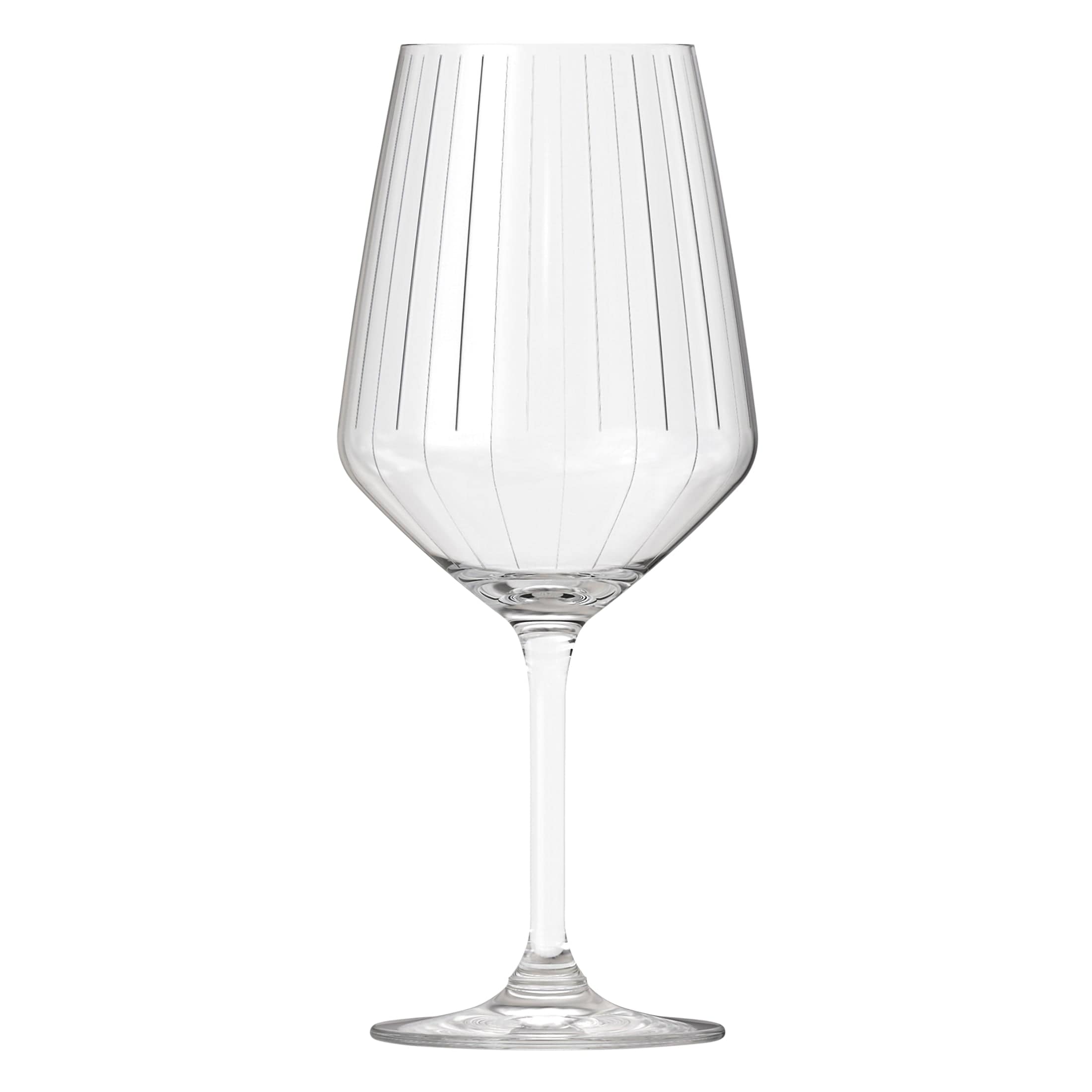 Carre Optics Clear Soda Lime Wine 3.6" x 8.5" / 17.5oz