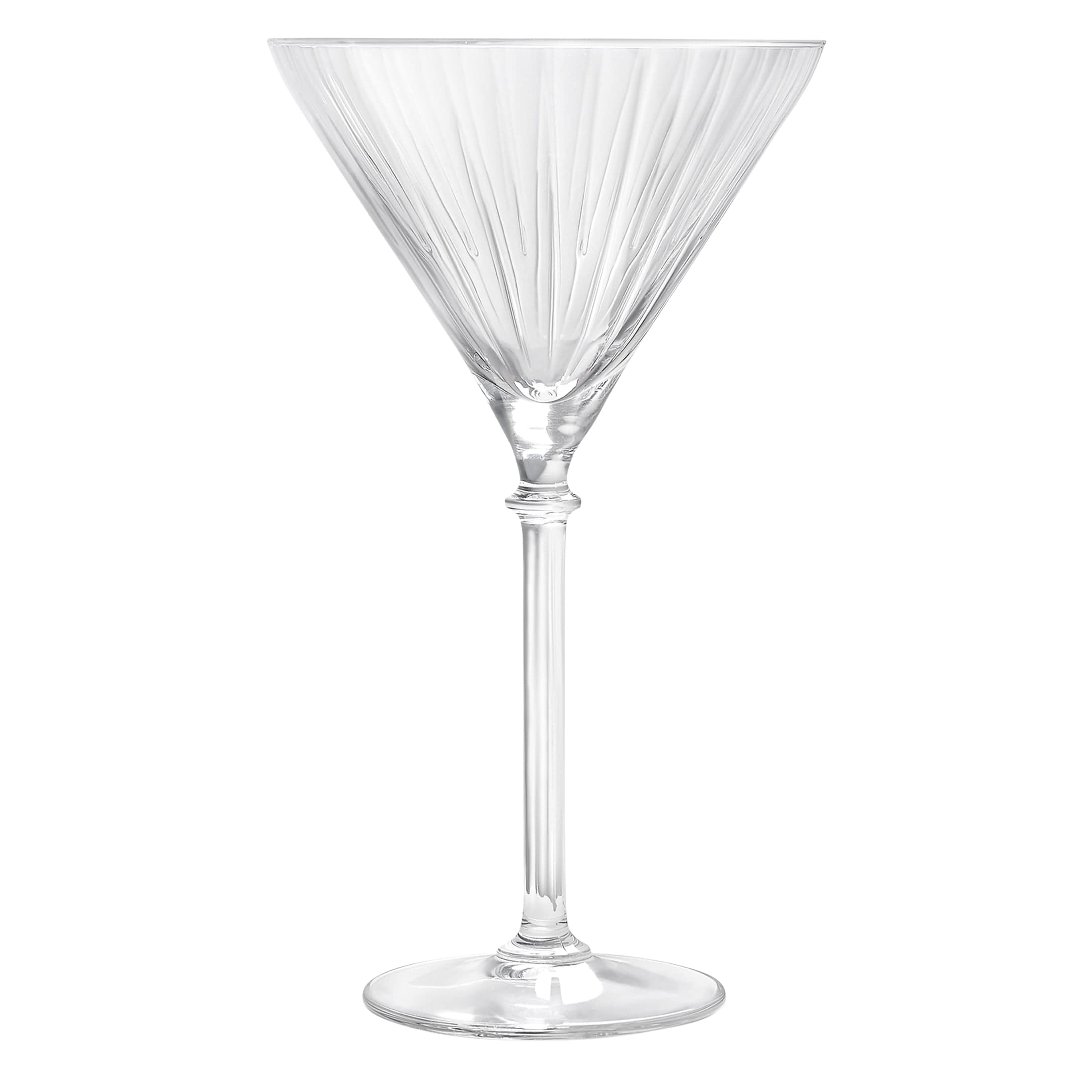 Bonheur Cocktails Clear Soda Lime Martini 4.2" x 7.4" / 8.5oz